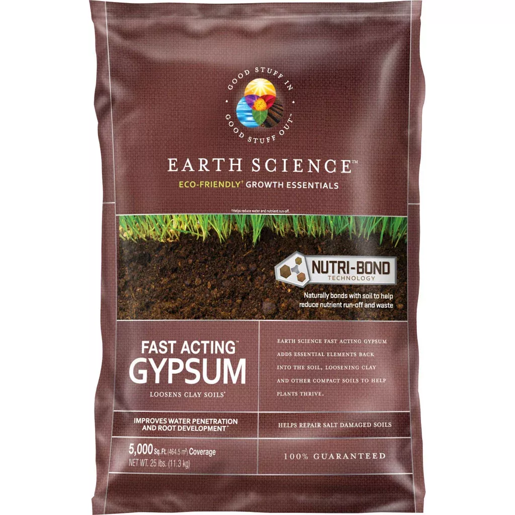 Earth Science Fast Acting Gypsum, 25 lb