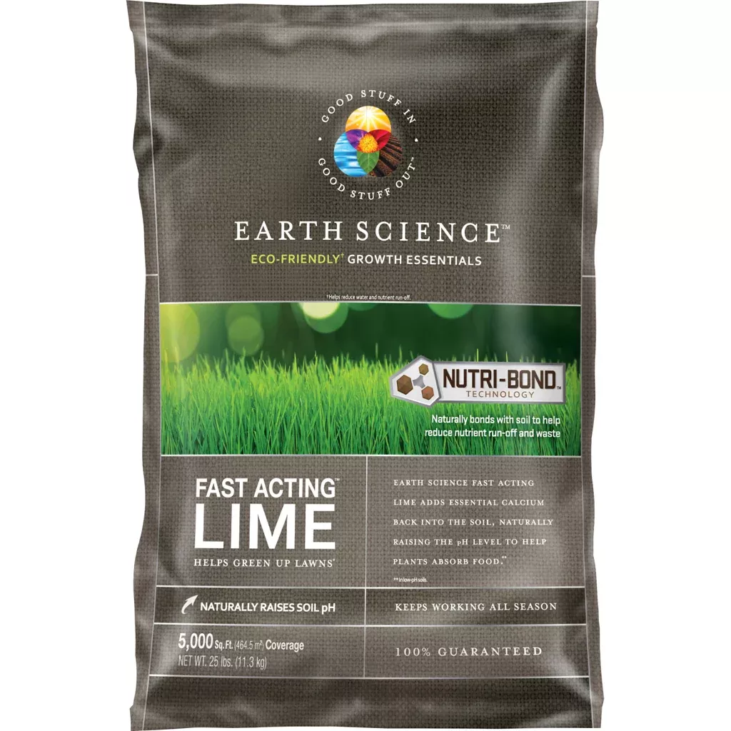 Earth Science Fast Acting Lime, 25 lb