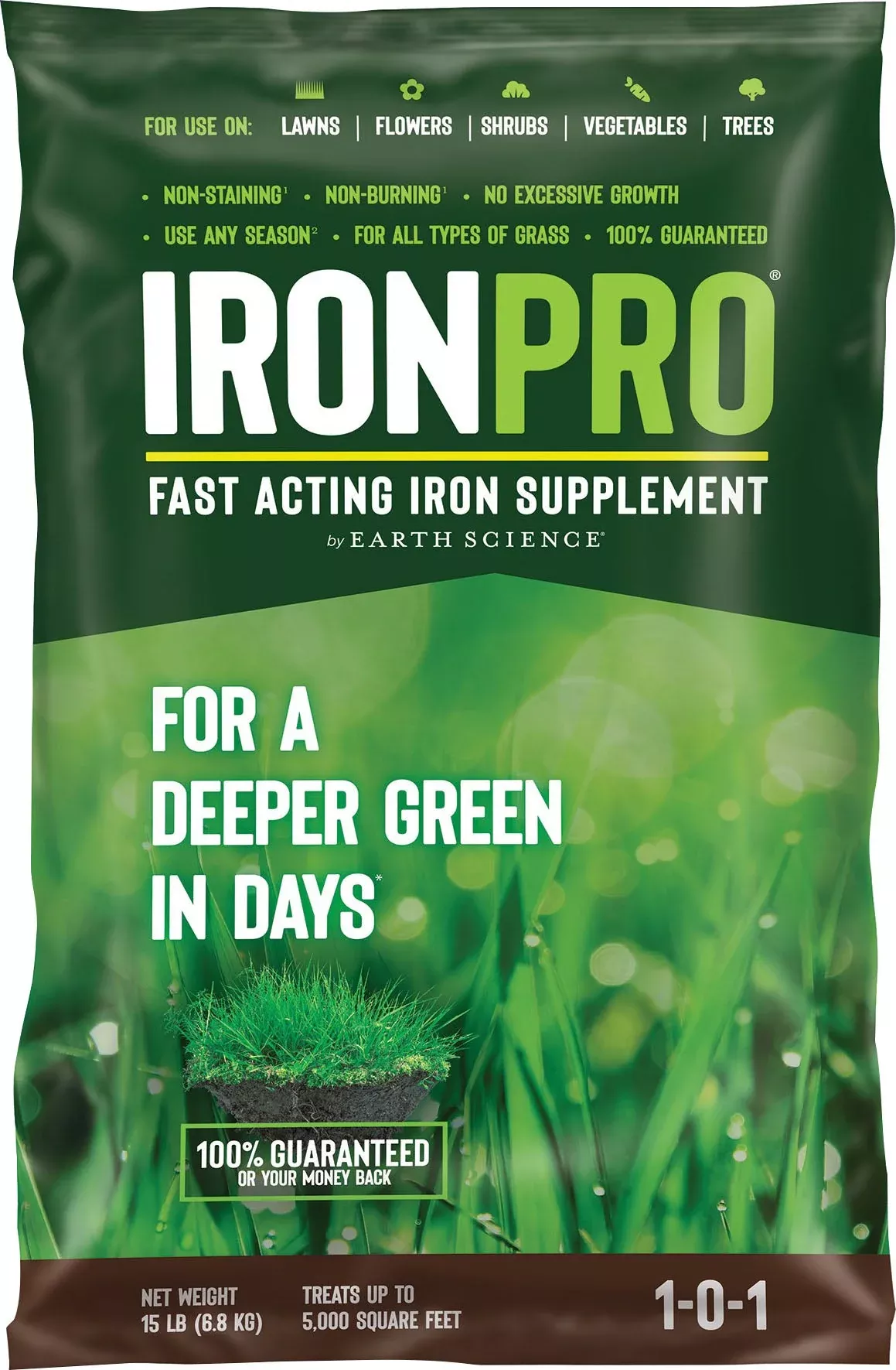 Earth Science Ironpro Fast Acting Iron Supplement 15 LB
