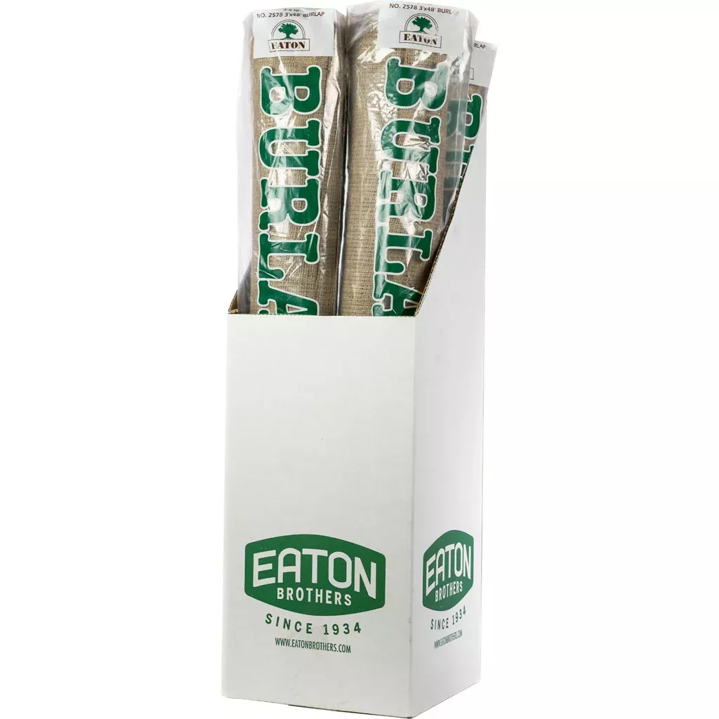 Eaton 100% Natural Burlap, 3 ft x 48 ft