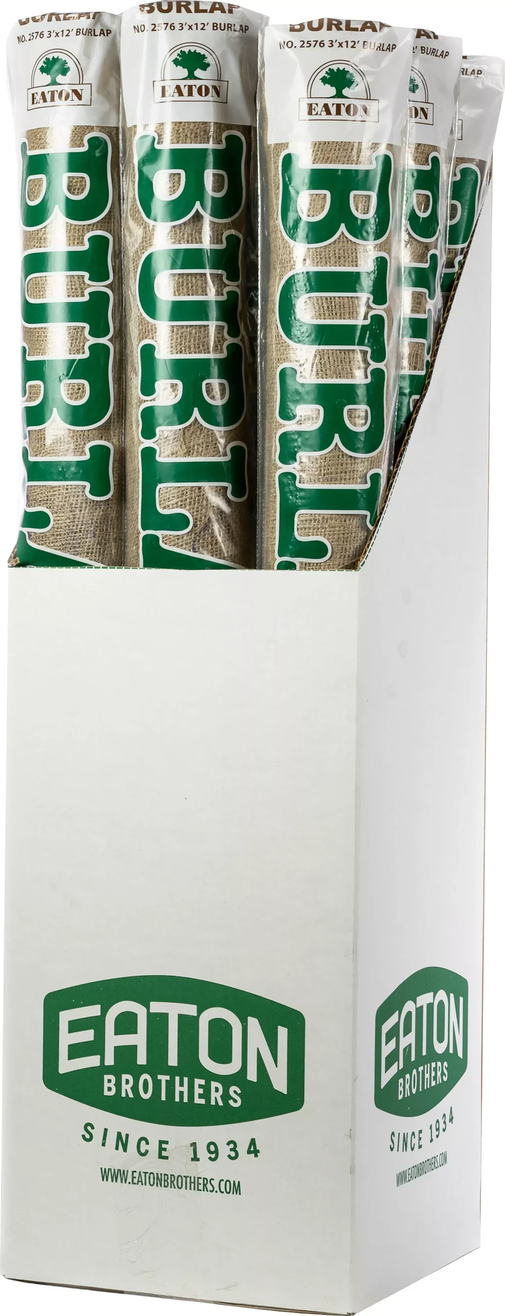 Eaton 100% Natural Burlap 3 x 12 ft