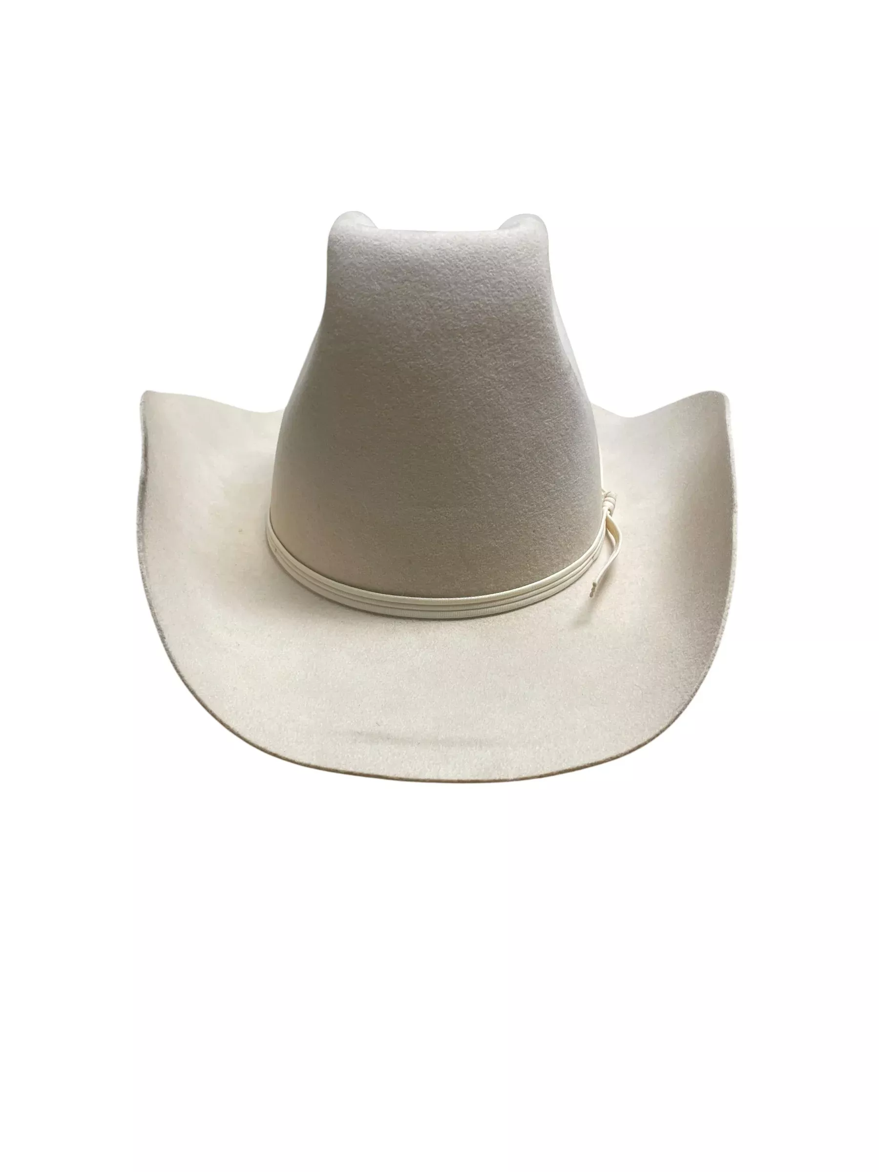 Eddy Bros Durofelt Hat - White - 6 3/4 - USED