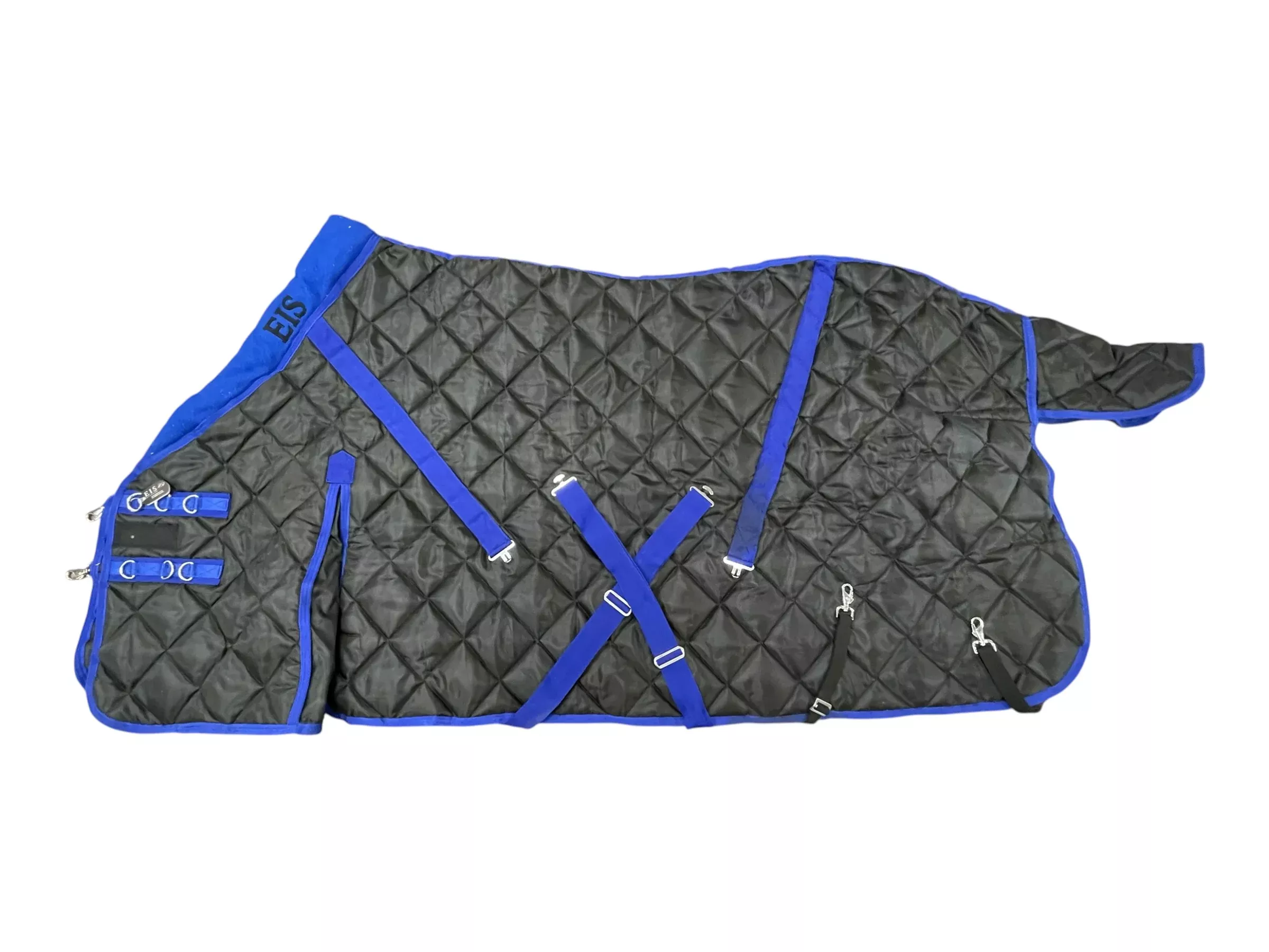 EIS Stable Blanket - Black/Blue - 75" / Est. Midweight - USED