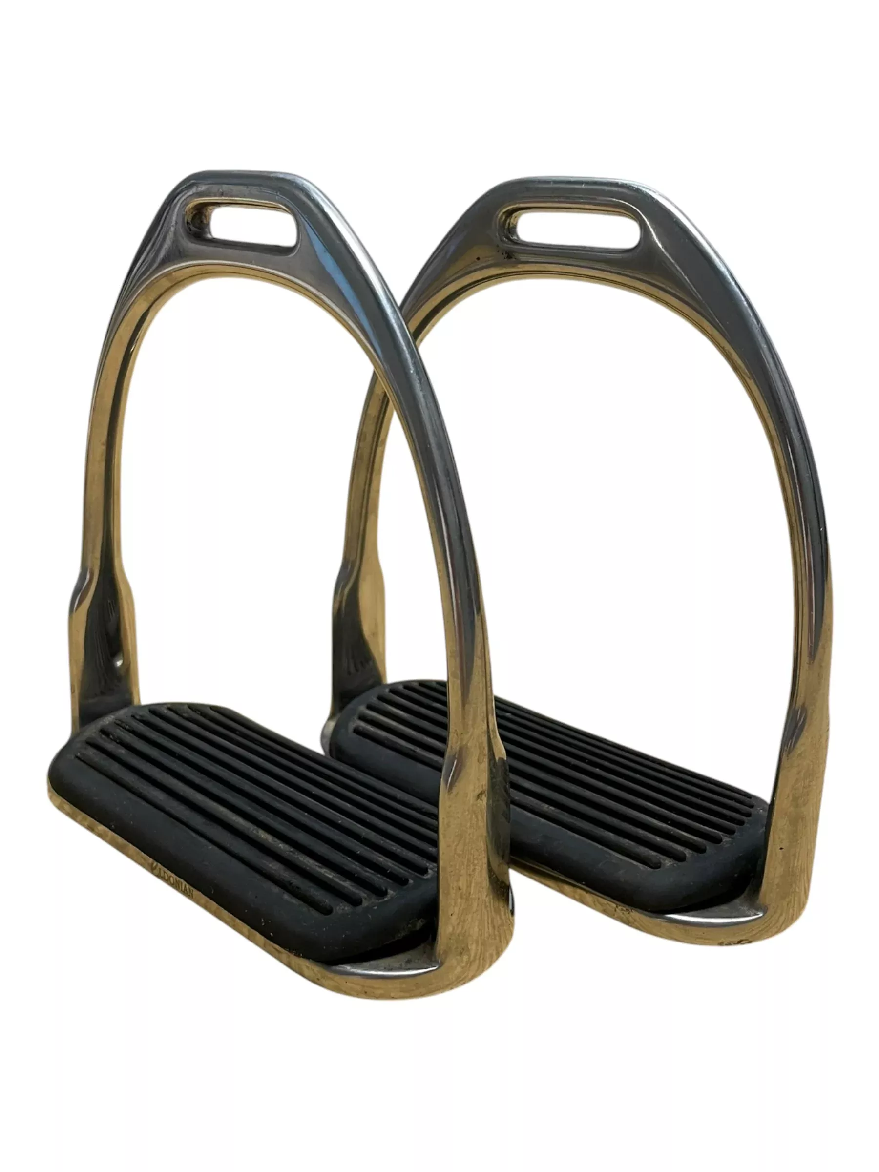 Eldonian Stirrups - SS/Black - 4 1/2" - USED