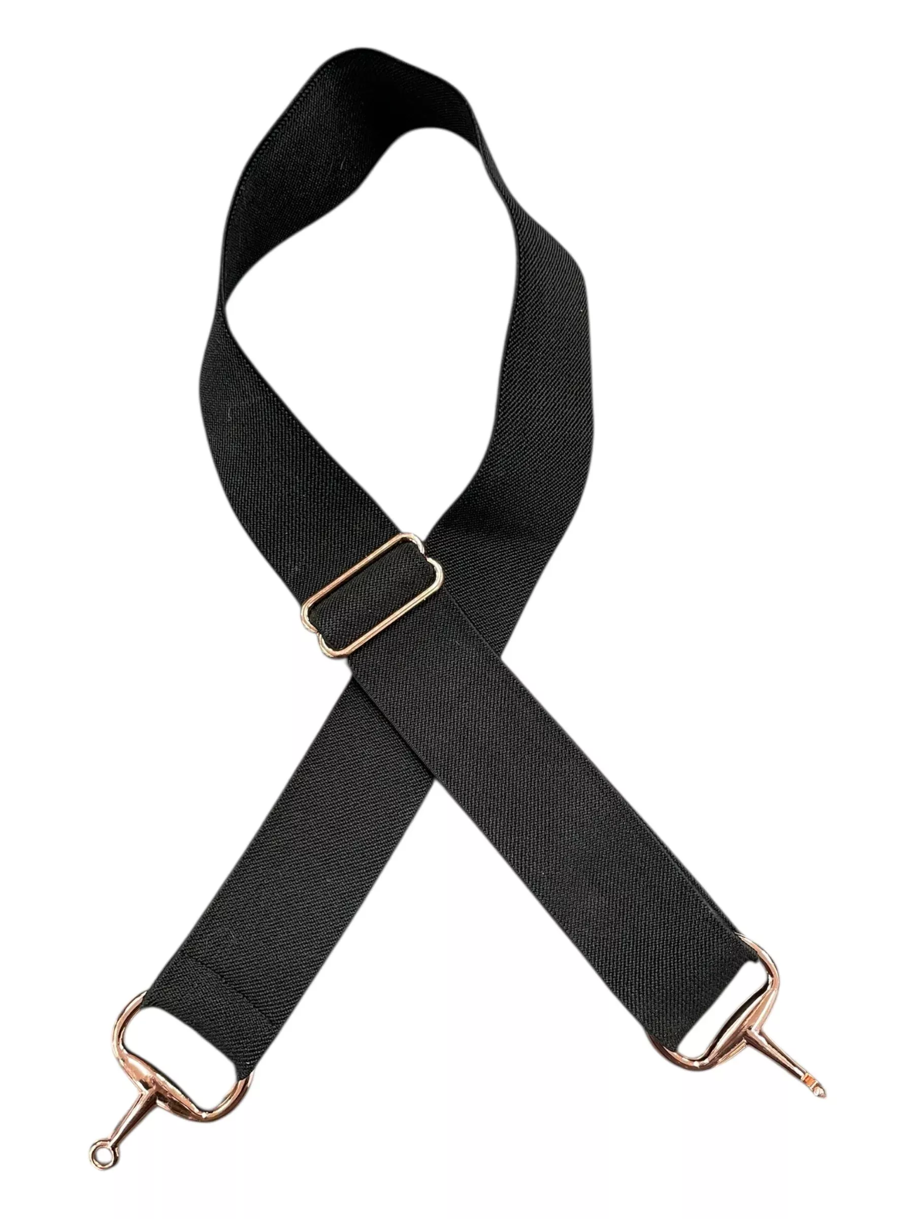 Ellany Elastic Belt - Black/Rose Gold - One Size - USED