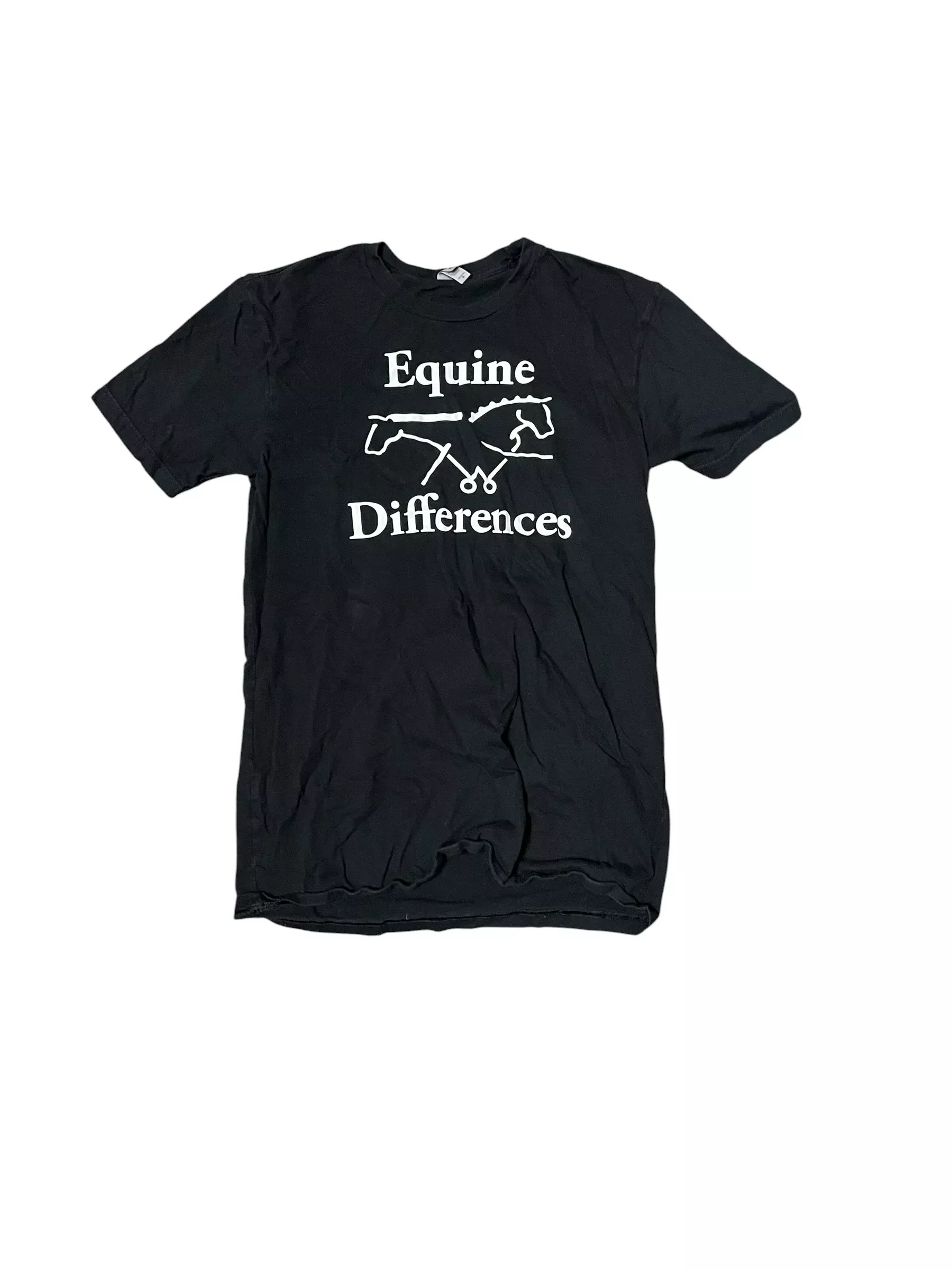 EQD Tee - Black/White - M - USED