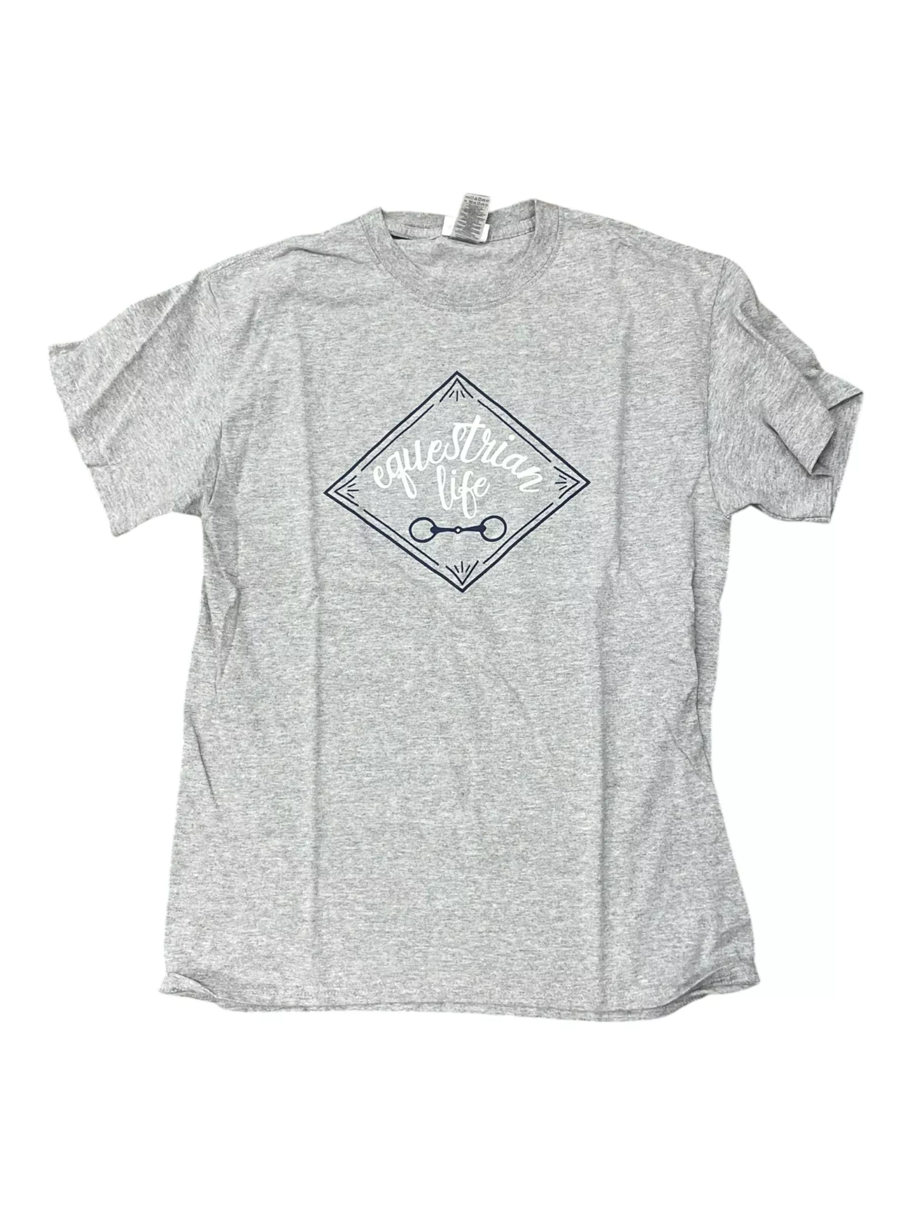 Equestrian Life Tee - Gray - M - USED