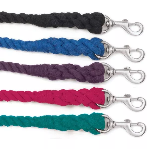 Equi-Essentials 3-Ply Cotton Lead w/ Chrome Plated Snap