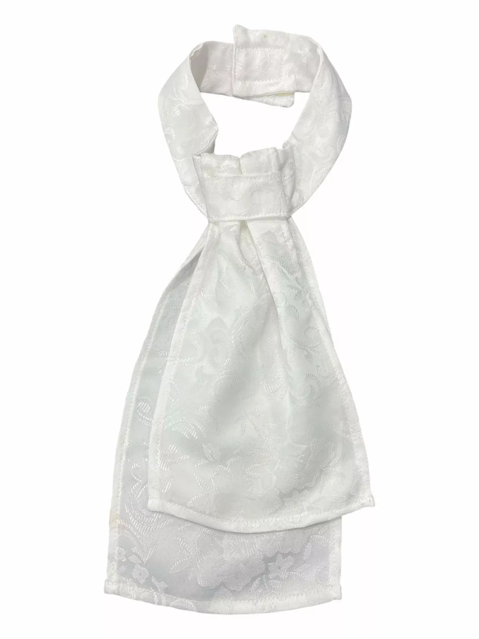 Equi-Logic Pre-Tied Stock Tie - White - USED