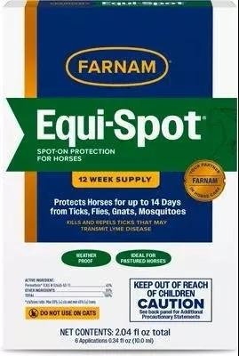 Equi Spot Spot-On Fly Control For Horses Stable