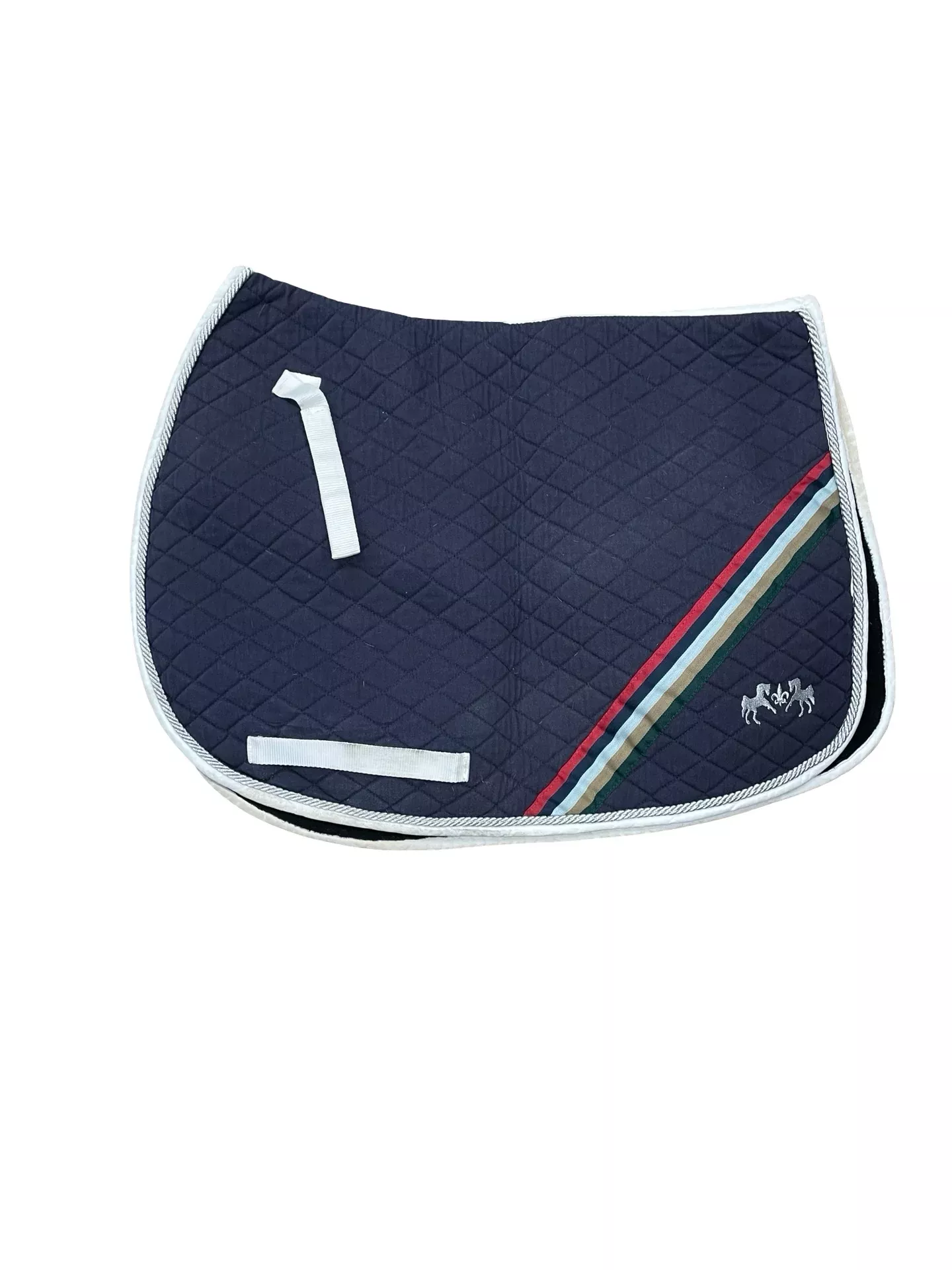 Equine Couture Brinley AP Pad - Navy/Multi - Est. F/S - USED