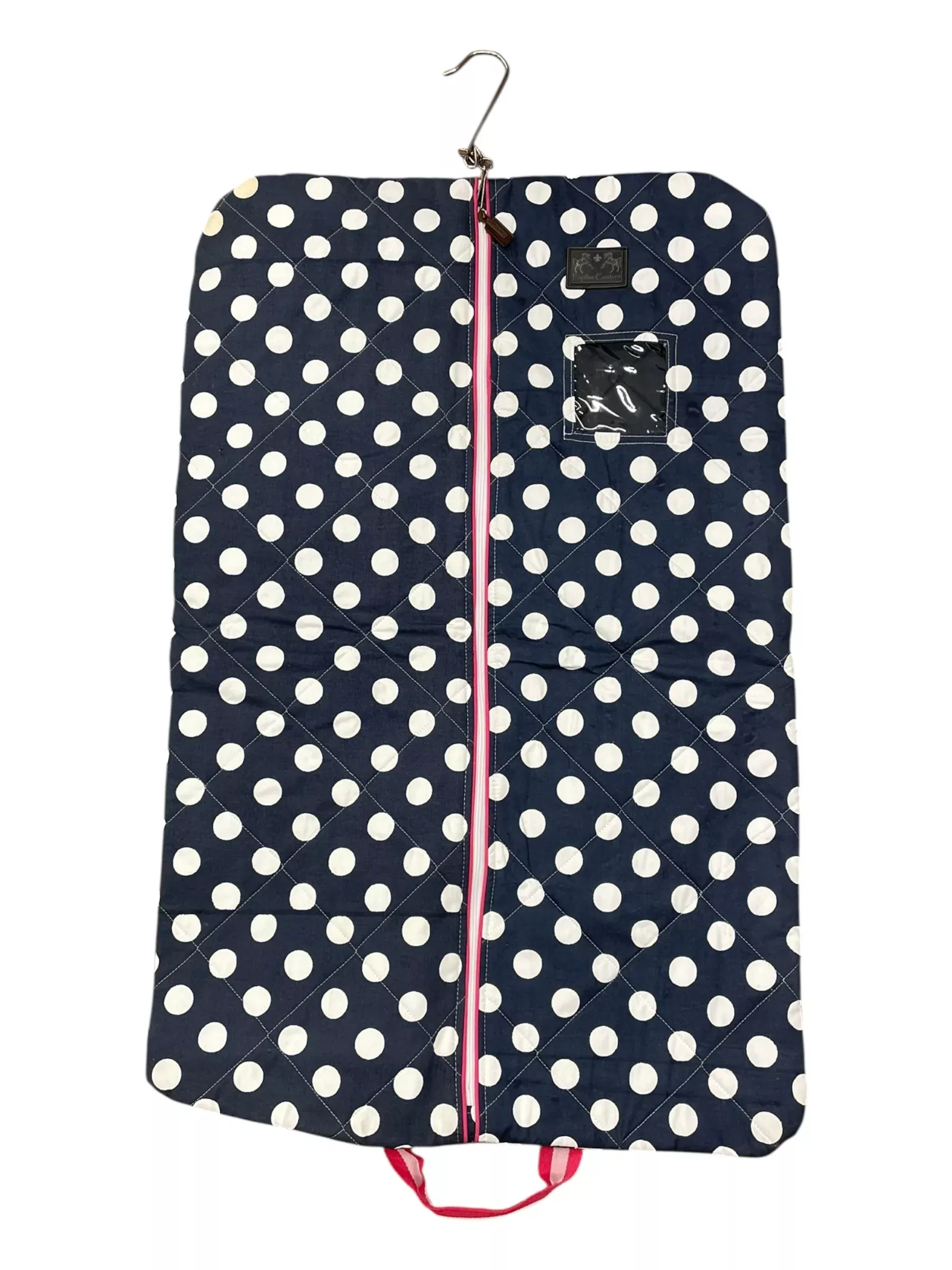 Equine Couture Garment Bag - Navy/White/Pink - One Size - USED