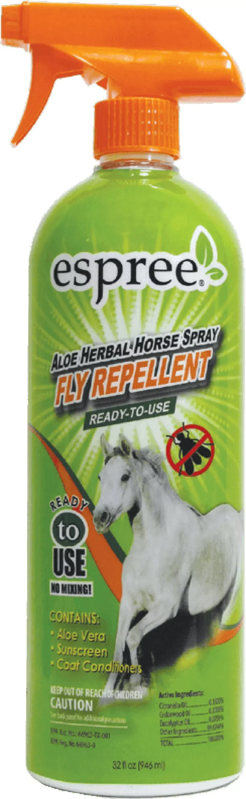 Espree Aloe Herbal Horse Fly Repellent Ready-to-Use 32 oz