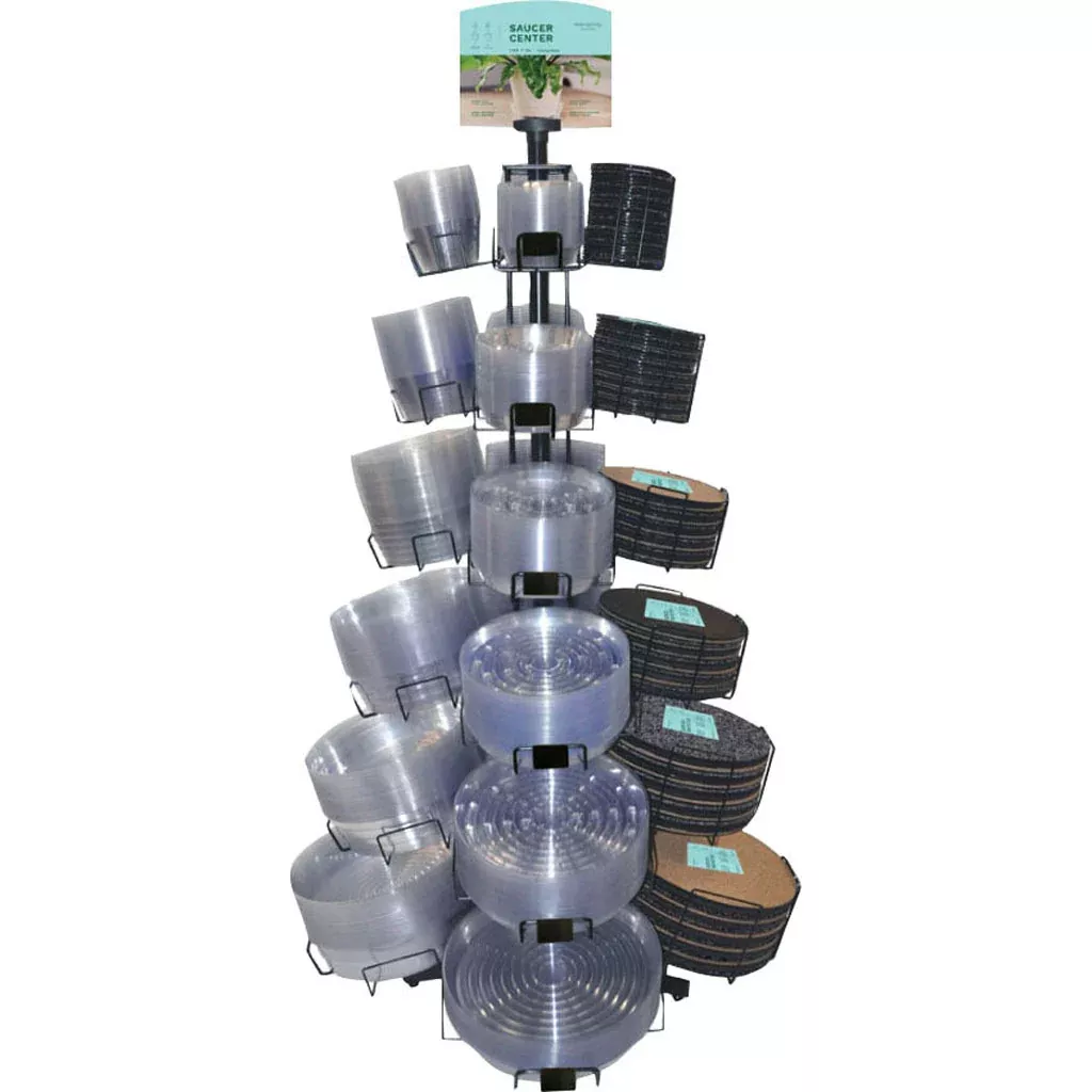 Everspring 4-Wing Metal Spinning Floor Display, 1260 Pieces