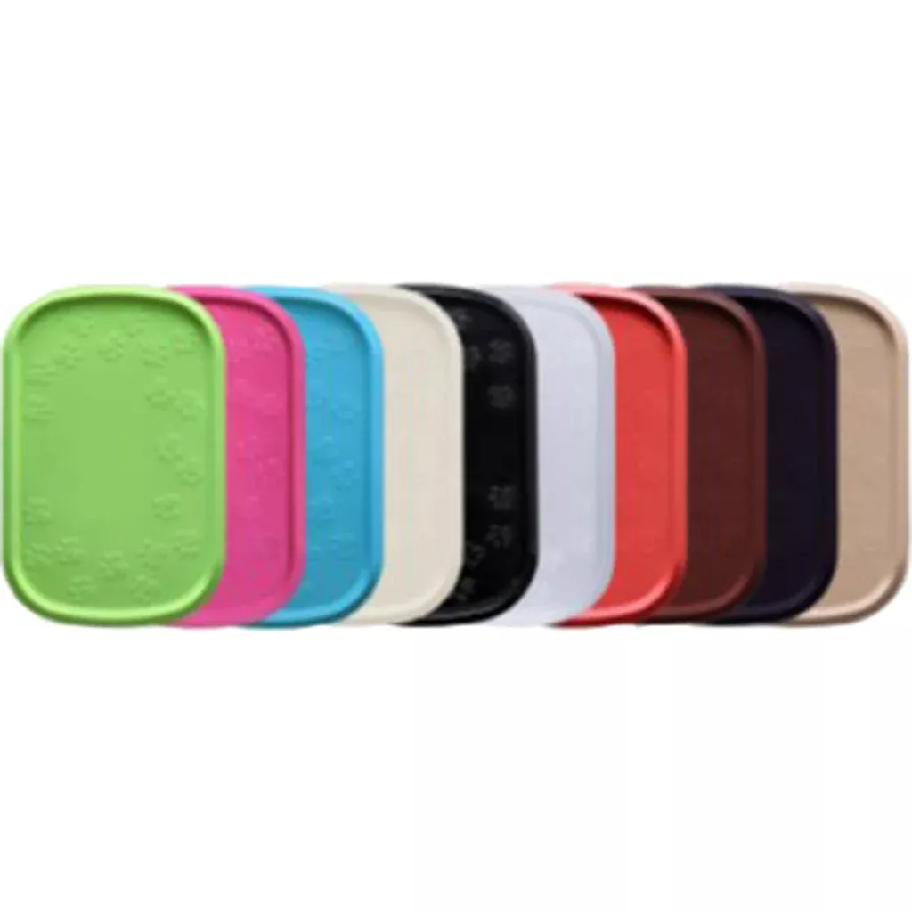 Everspring Pawzee Plastic Pet Place Mat 13 in x 20 in Assorted