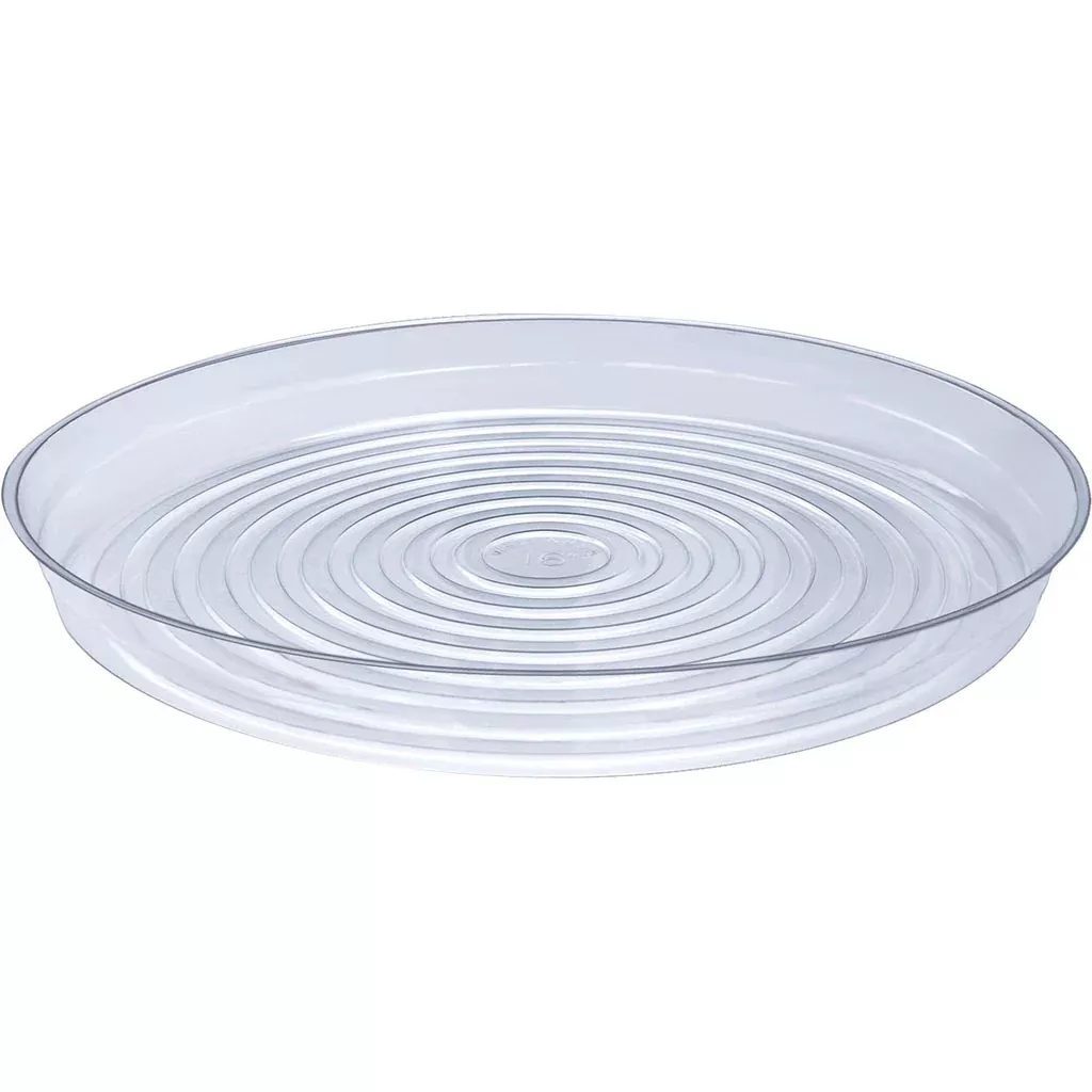 Everspring Vinyl Plant Saucer Clear 16 in