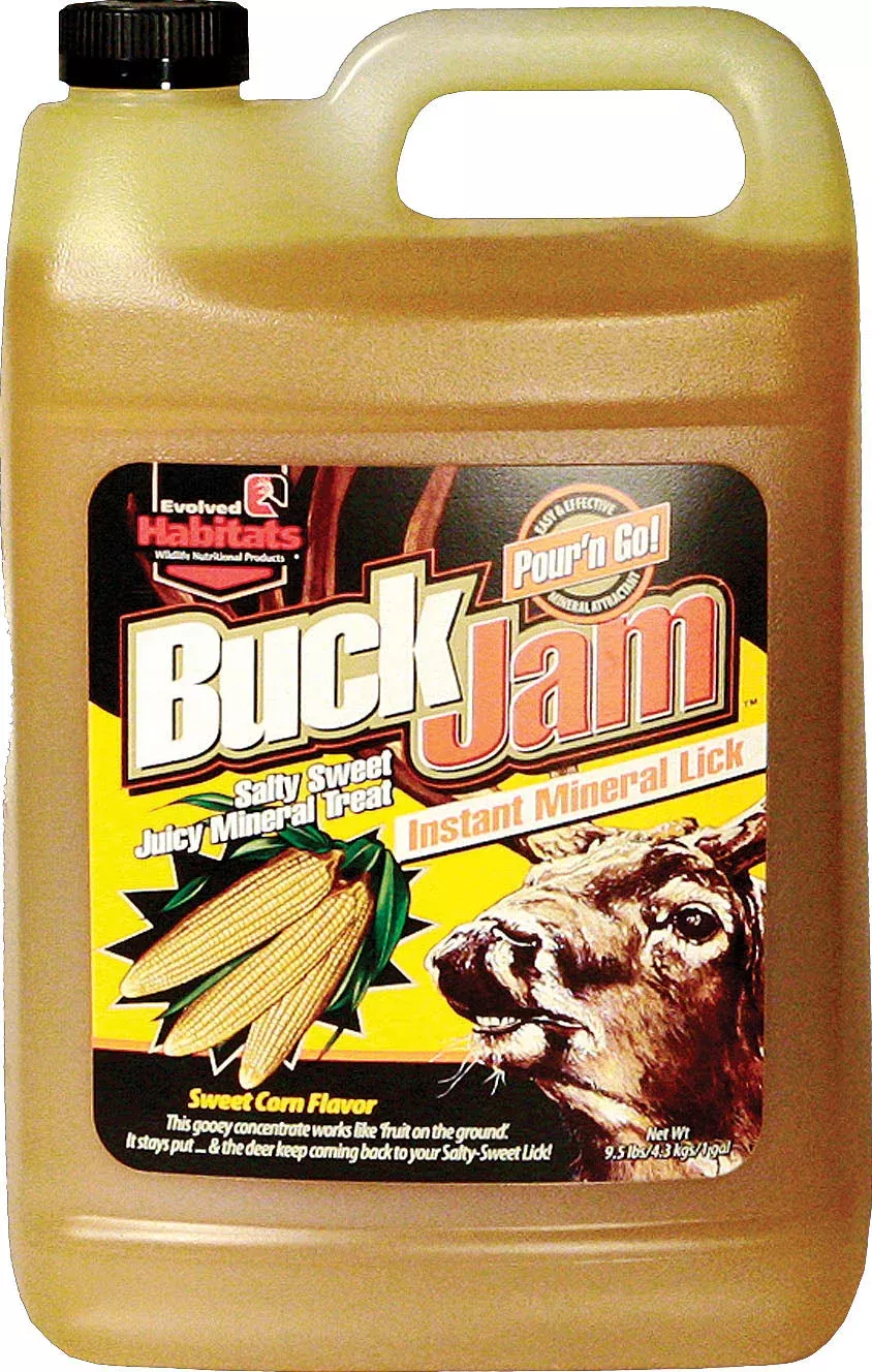Evolved Buck Jam Instant Mineral Lick Sweet Corn 1 gal