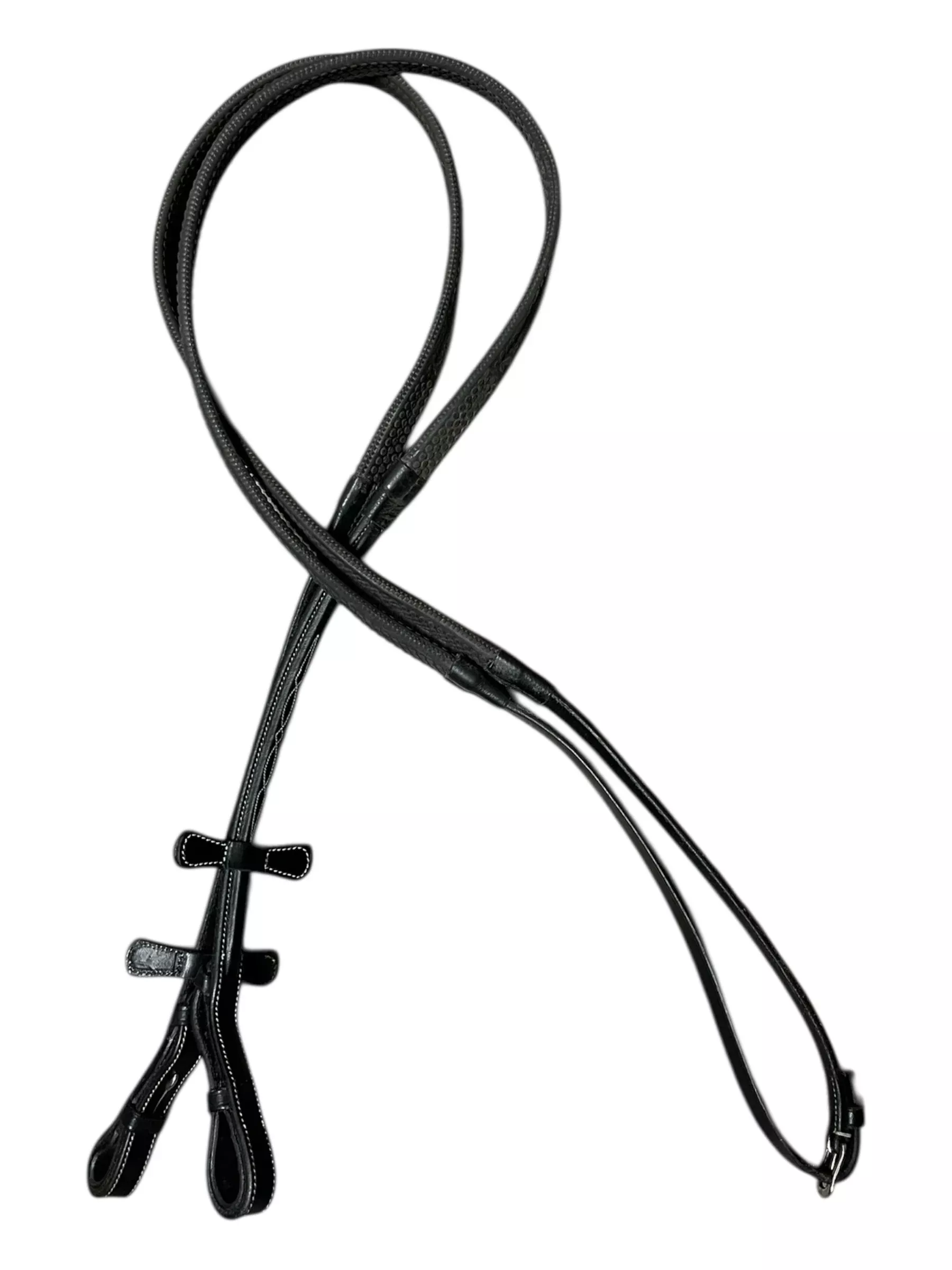 ExionPro Rubber Reins - Black - C/S - USED