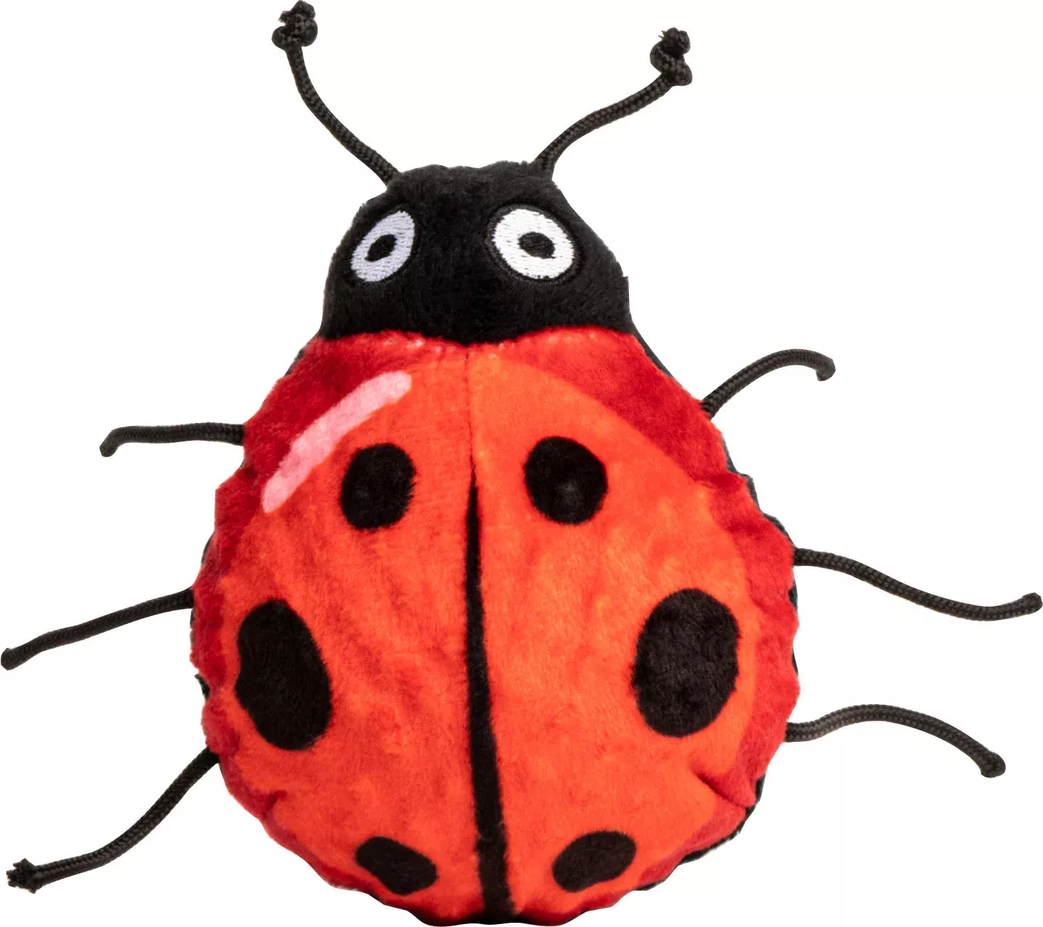 Fabdog Faball Lady Bug Dog Toy Large Red