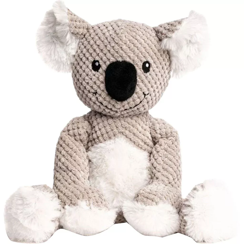 Fabdog Floppy Koala Dog Toy, Large, Gray