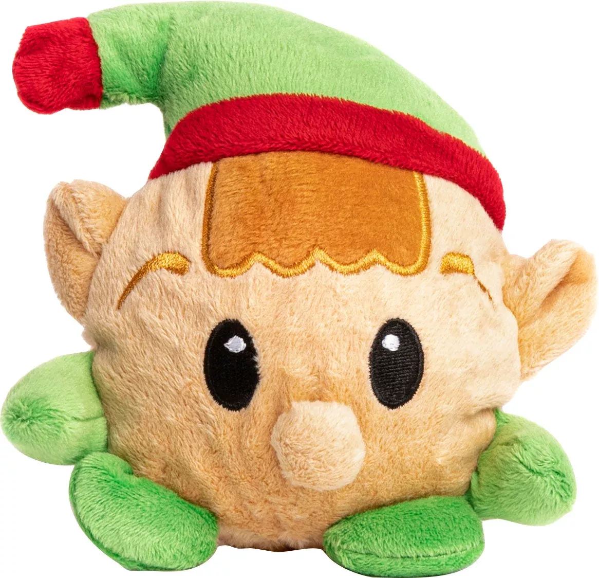 Fabdog Holiday Elf Faball Dog Toy Small Green