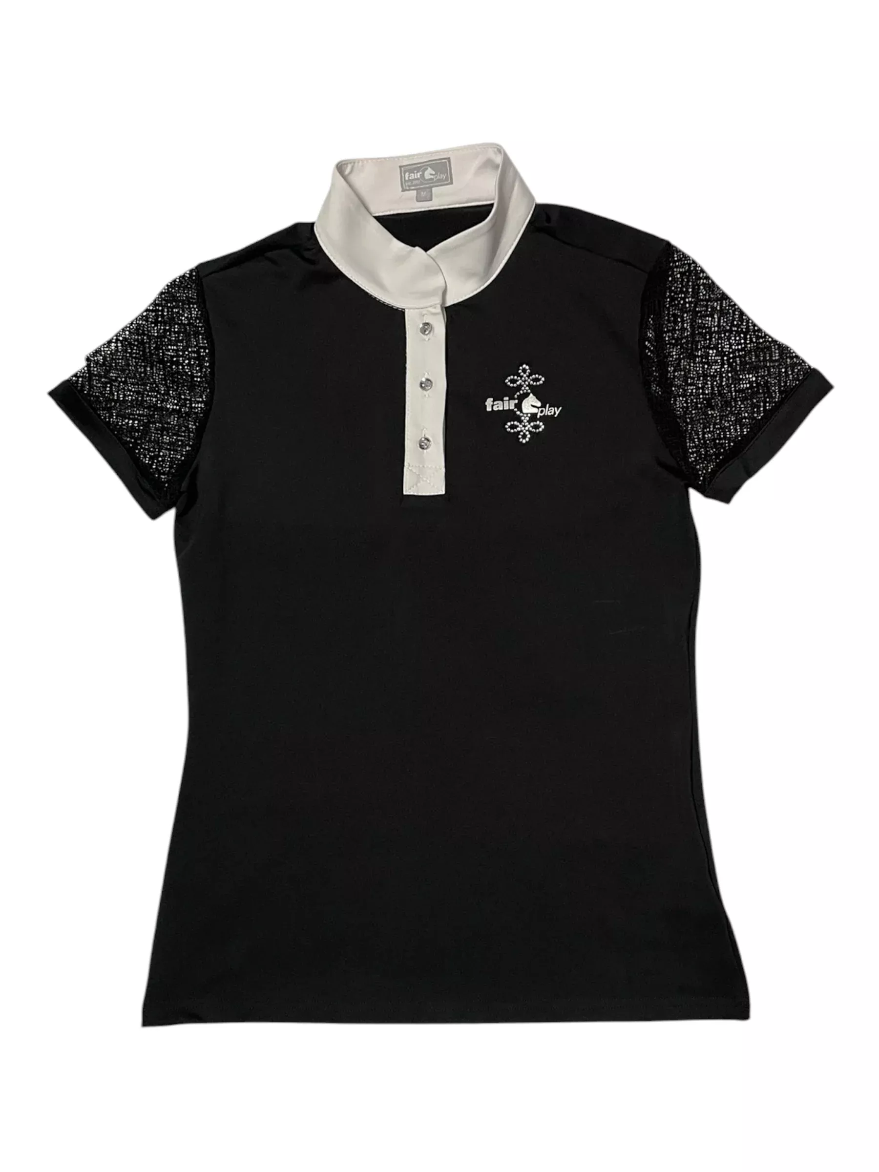 Fair Play Cecile Competition Shirt - Black/White - M - USED