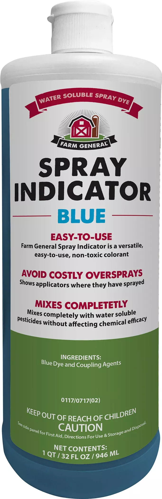 Farm General Blue Spray Dye Indicator & Spray Aid 32 OZ