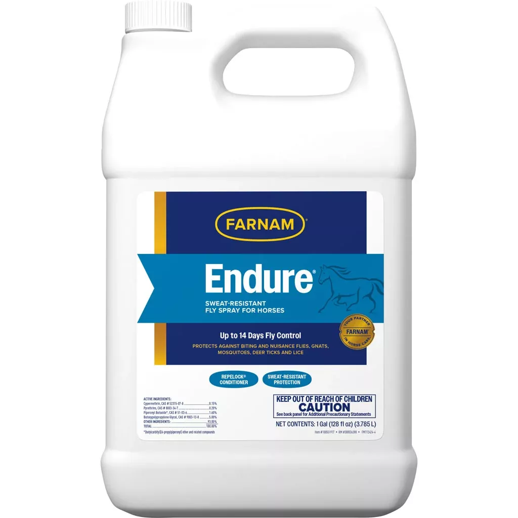 Farnam Endure Sweat-Resistant Fly Spray, 1 gal