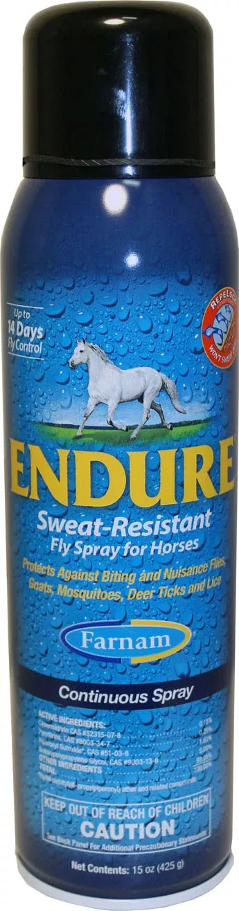 Farnam Endure Sweat-Resistant Fly Spray, 15 oz