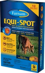 Farnam Equi-Spot Spot-On Fly Control for Horses, 6 Applications