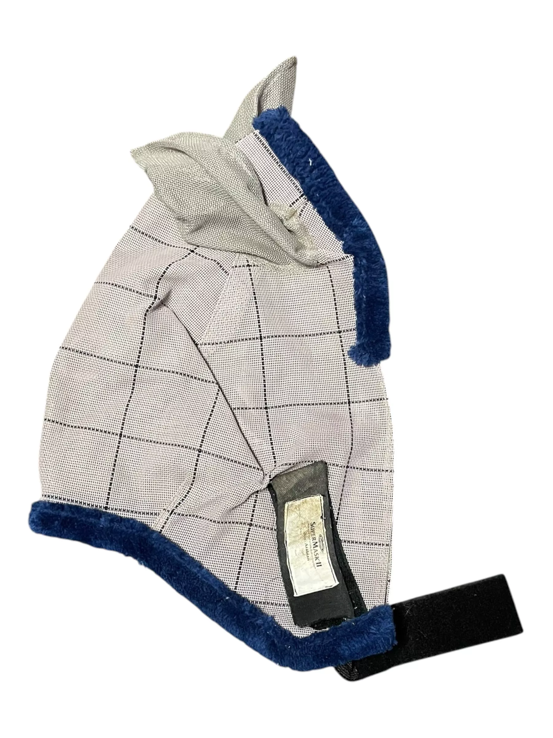 Farnam Fly Mask - Gray/Blue - Arabian Size - USED