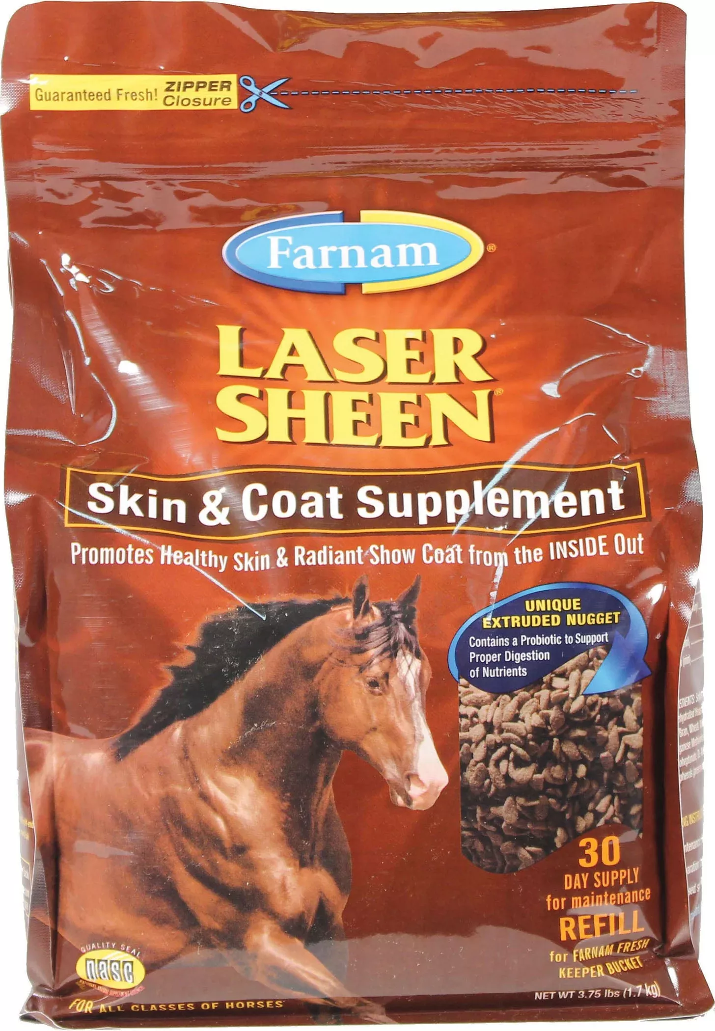Farnam Laser Sheen Skin & Coat Supplement, 3.75 lb