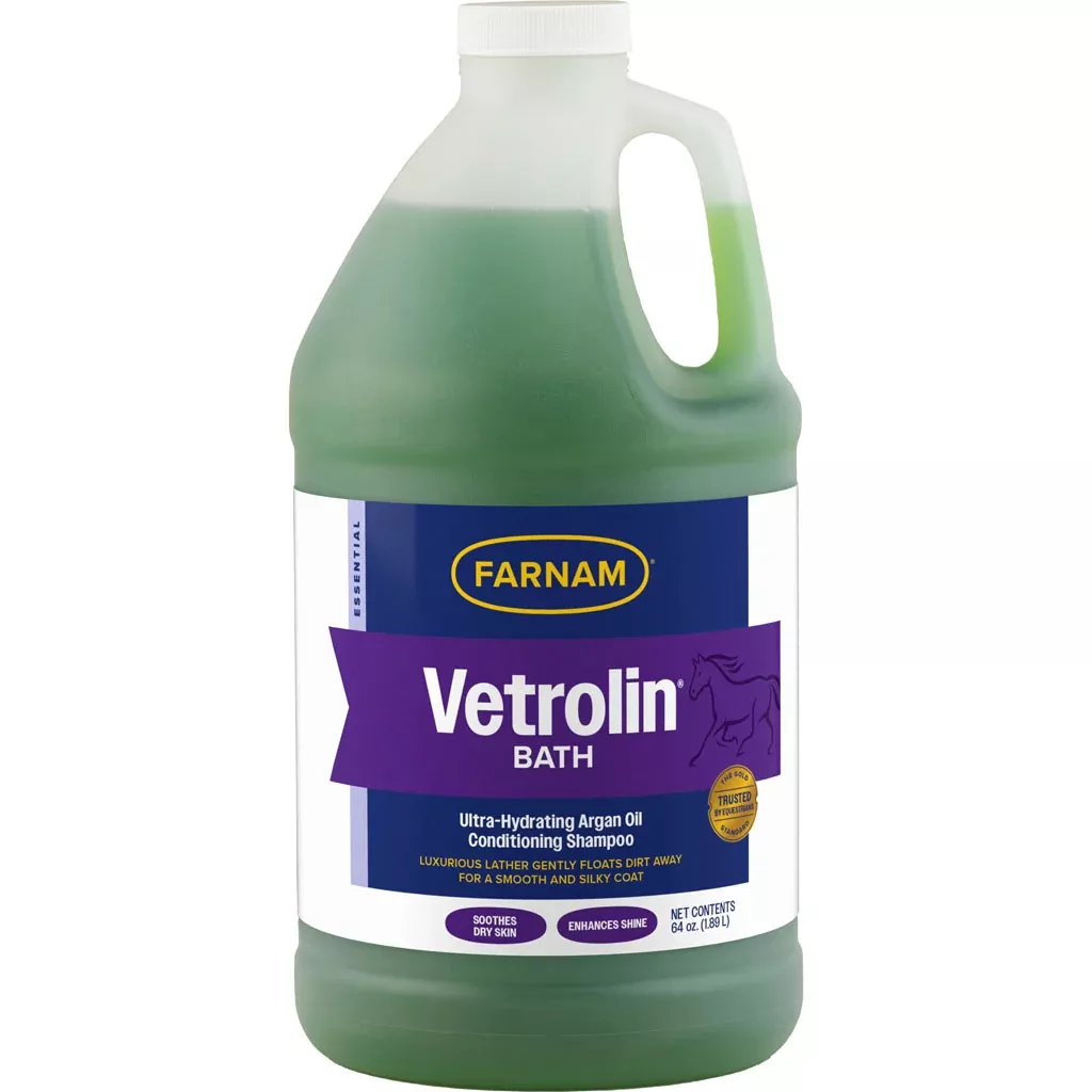 Farnam Vetrolin Bath Ultra-Hydrating Conditioning Shampoo, 64 oz