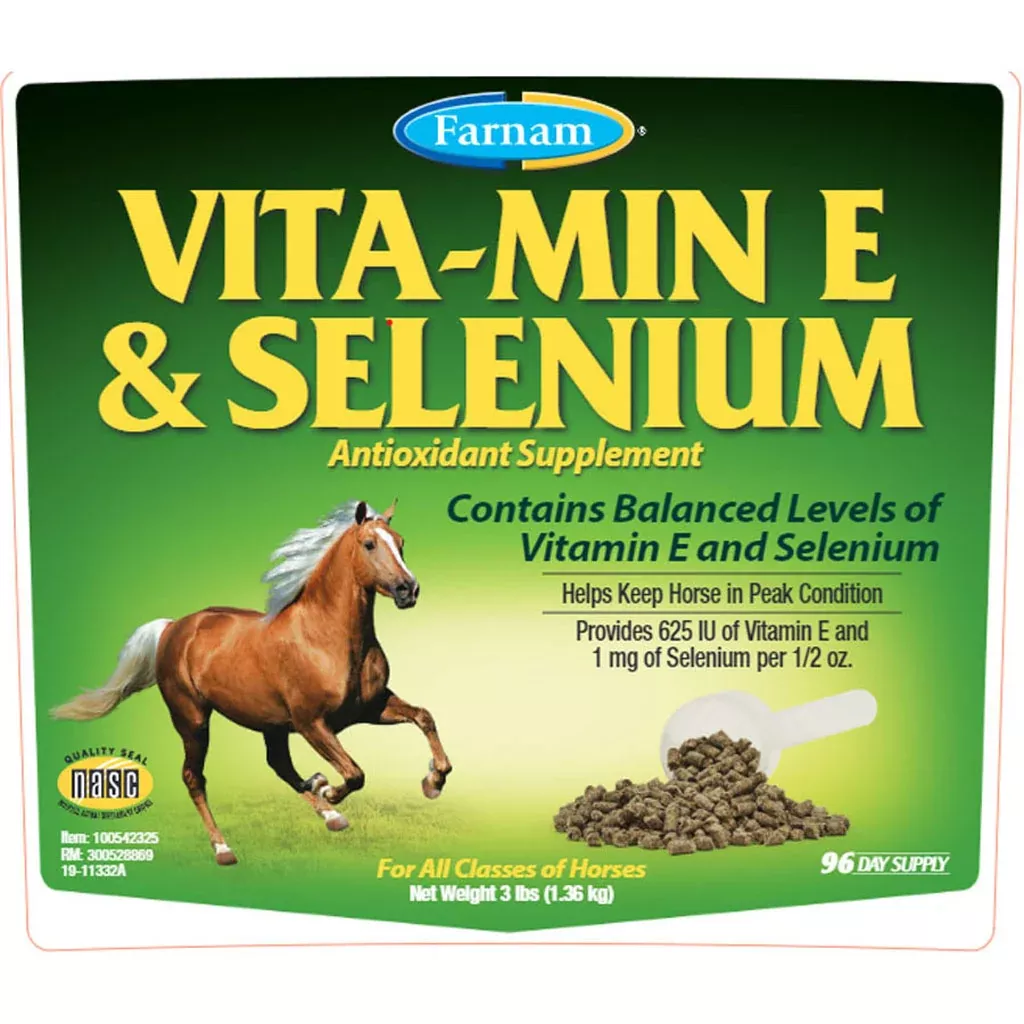 Farnam Vita-min E & Selenium Antioxidant Supplement, 3 LB