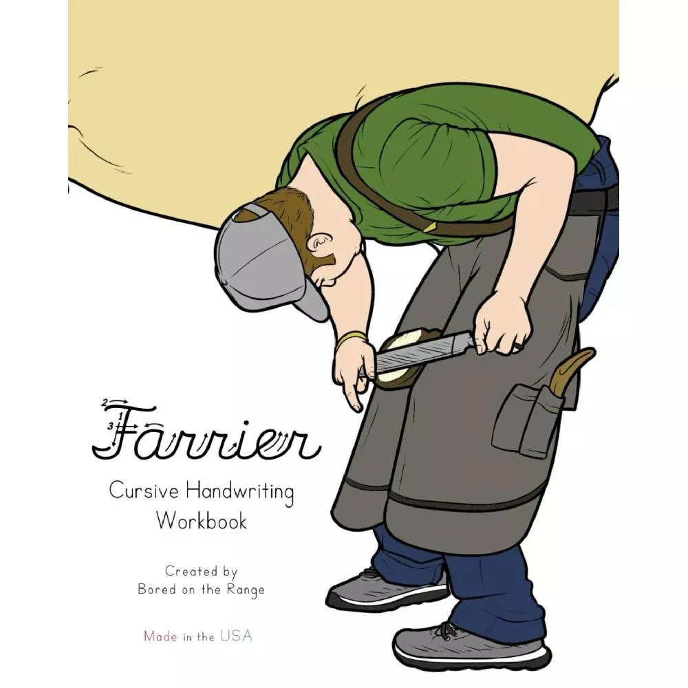 Farrier: Cursive Handwriting Workbook