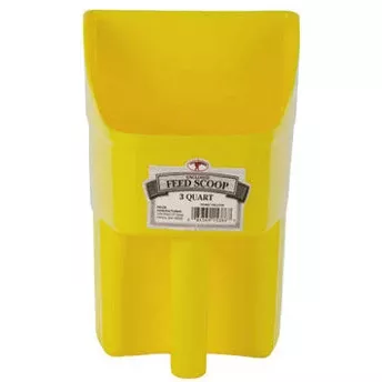Feed Scoop - 3 Qt Yellow