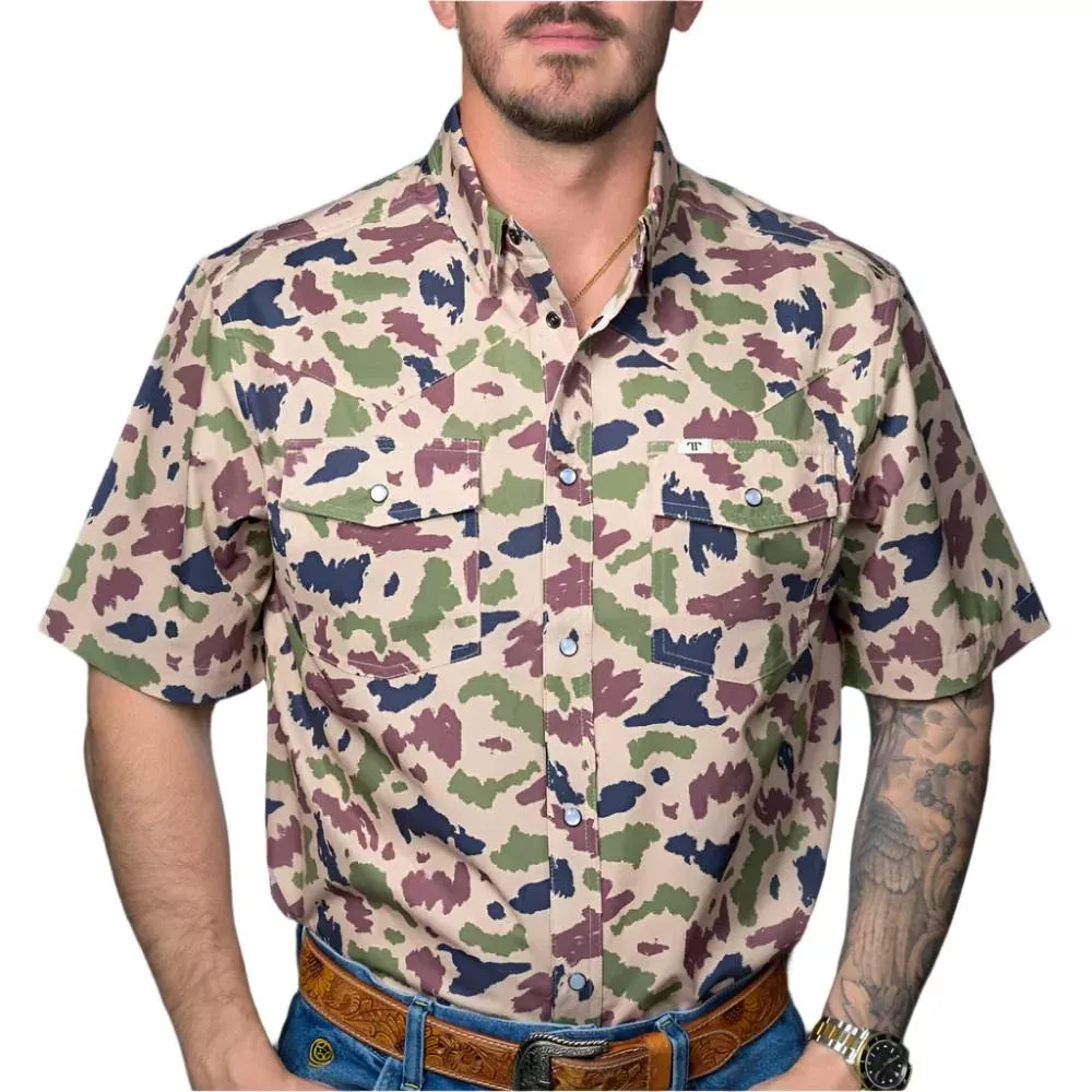 Ferrell Brand Camo Snap Shirt