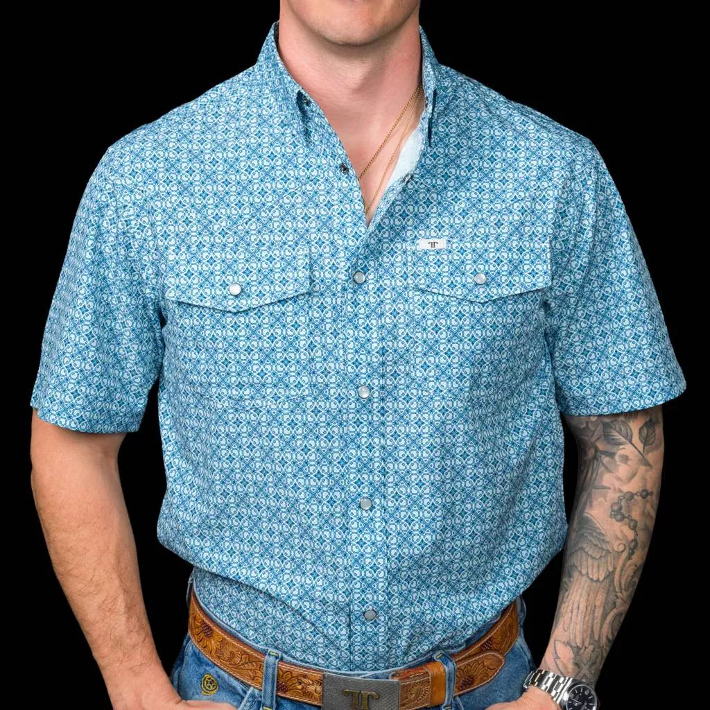 Ferrell Men's The Clint Pearl Snap Western Shirt