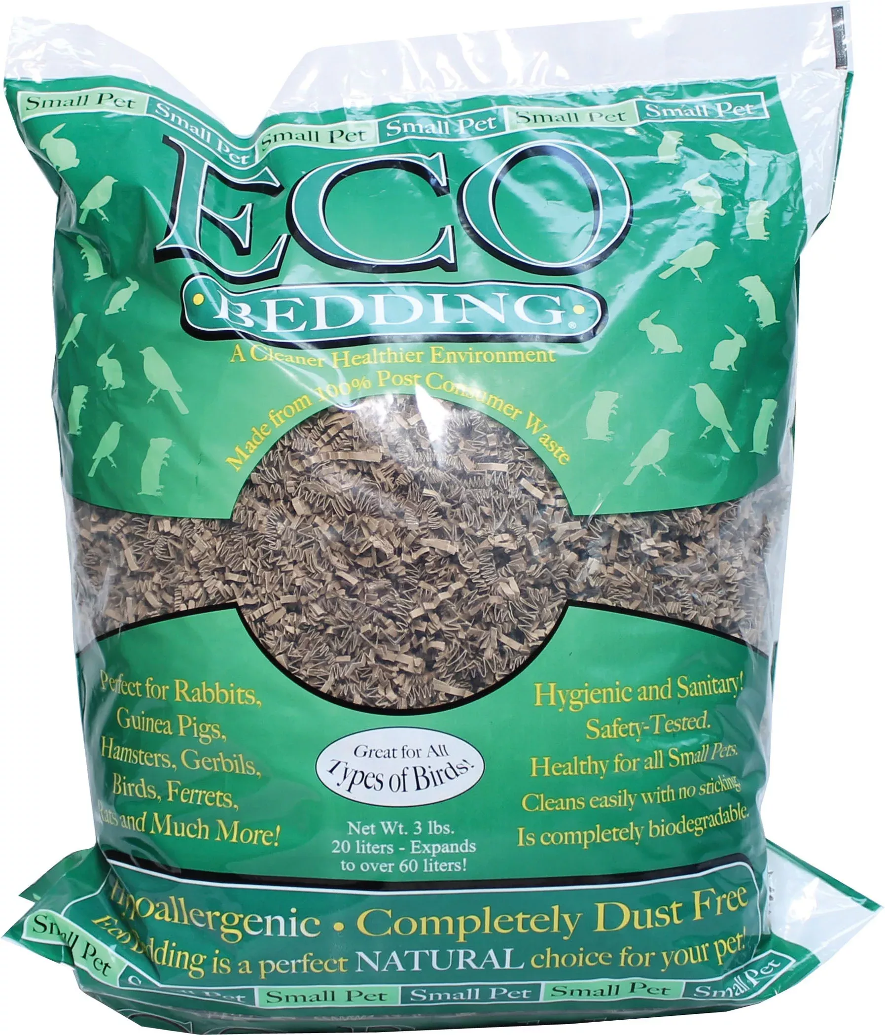 FiberCore Eco Bedding for Small Pets Brown 3 Lb