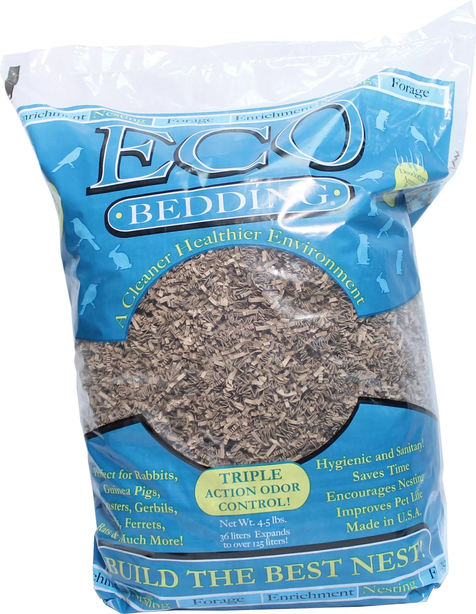 FiberCore Eco-Bedding with Odor Control 4.5 lb, Brown
