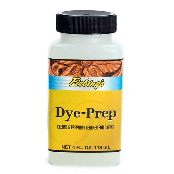 Fiebing's Dye-Prep 4 oz Leather Cleaner Cleans & Prepares Leather for Dyeing