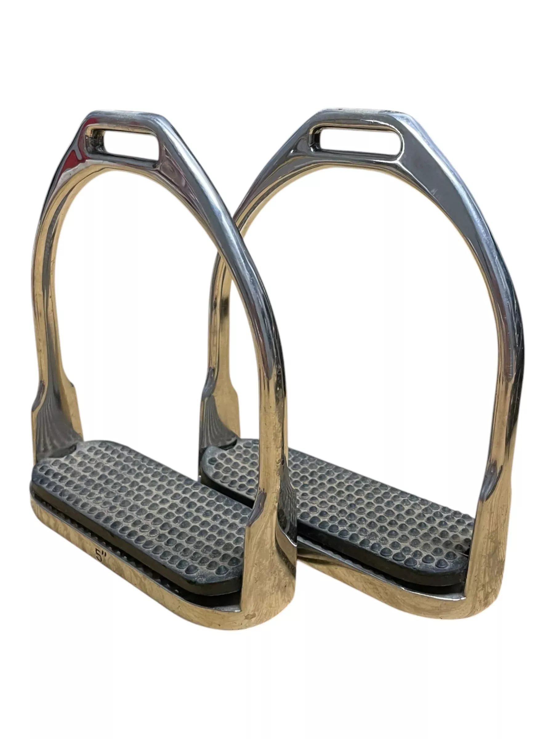 Fillis Stirrups - SS/Black - 5" - USED