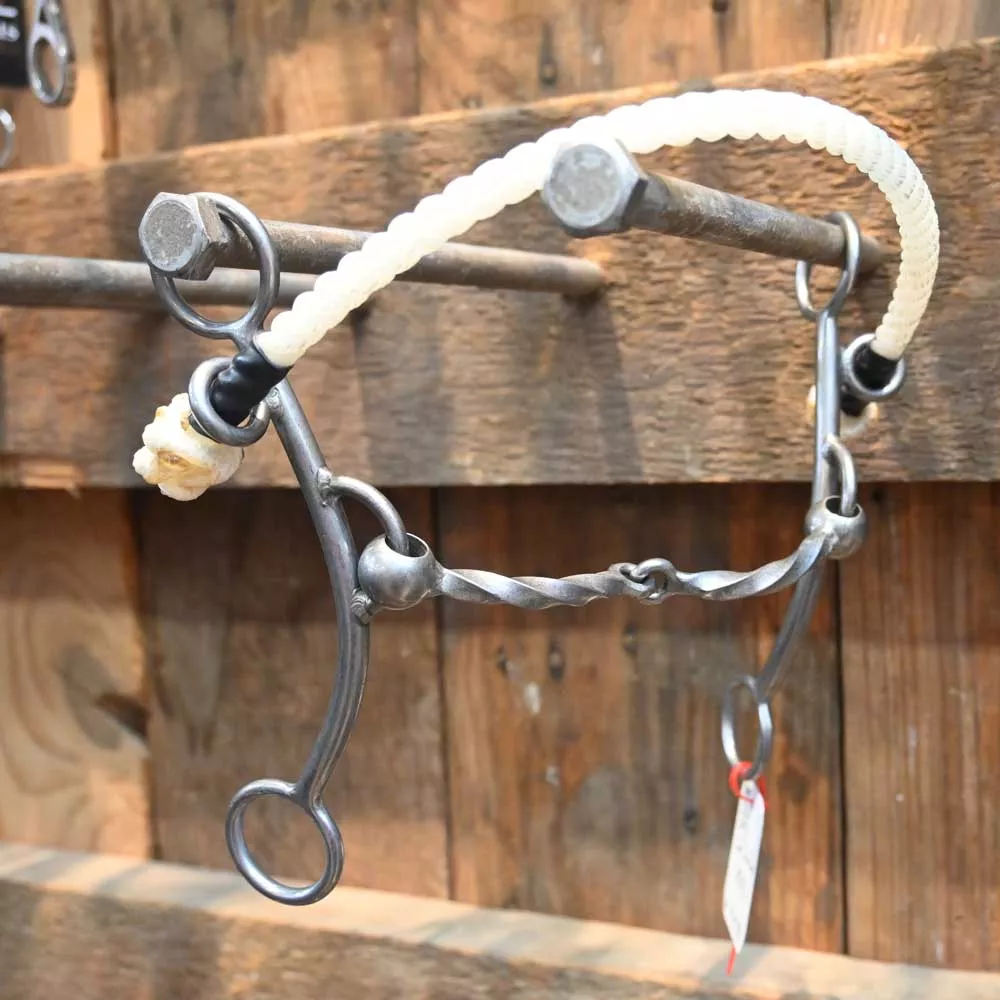 Flaharty Betty Square Twist Snaffle Combo Bit