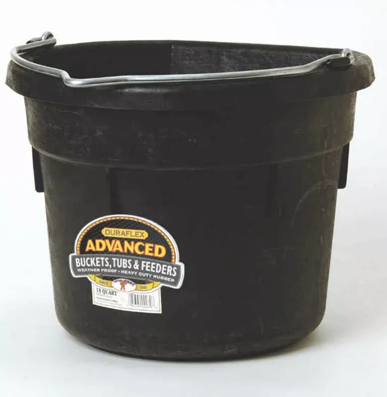 Flat Back Rubber Bucket Df18F