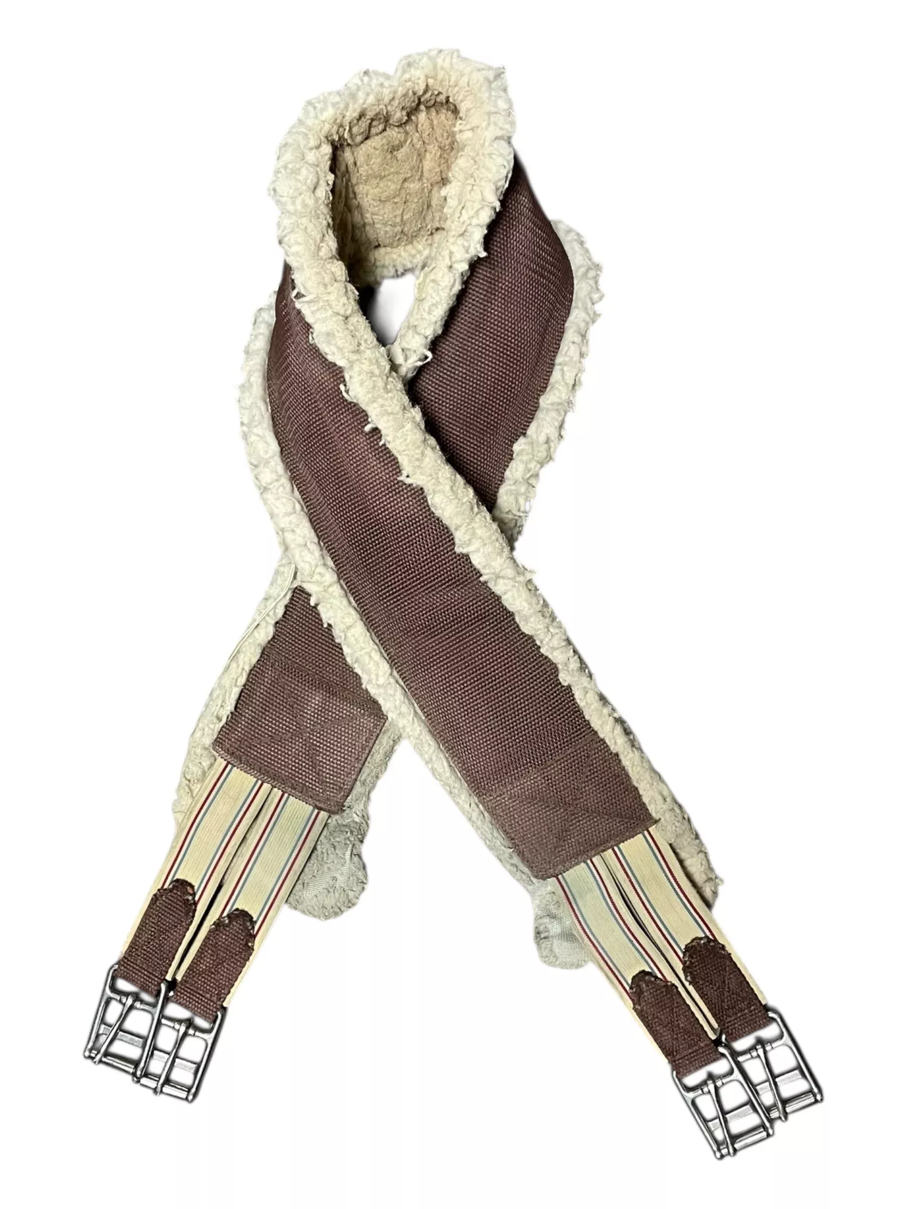 Fleece Lined Girth - Brown - 48" - USED