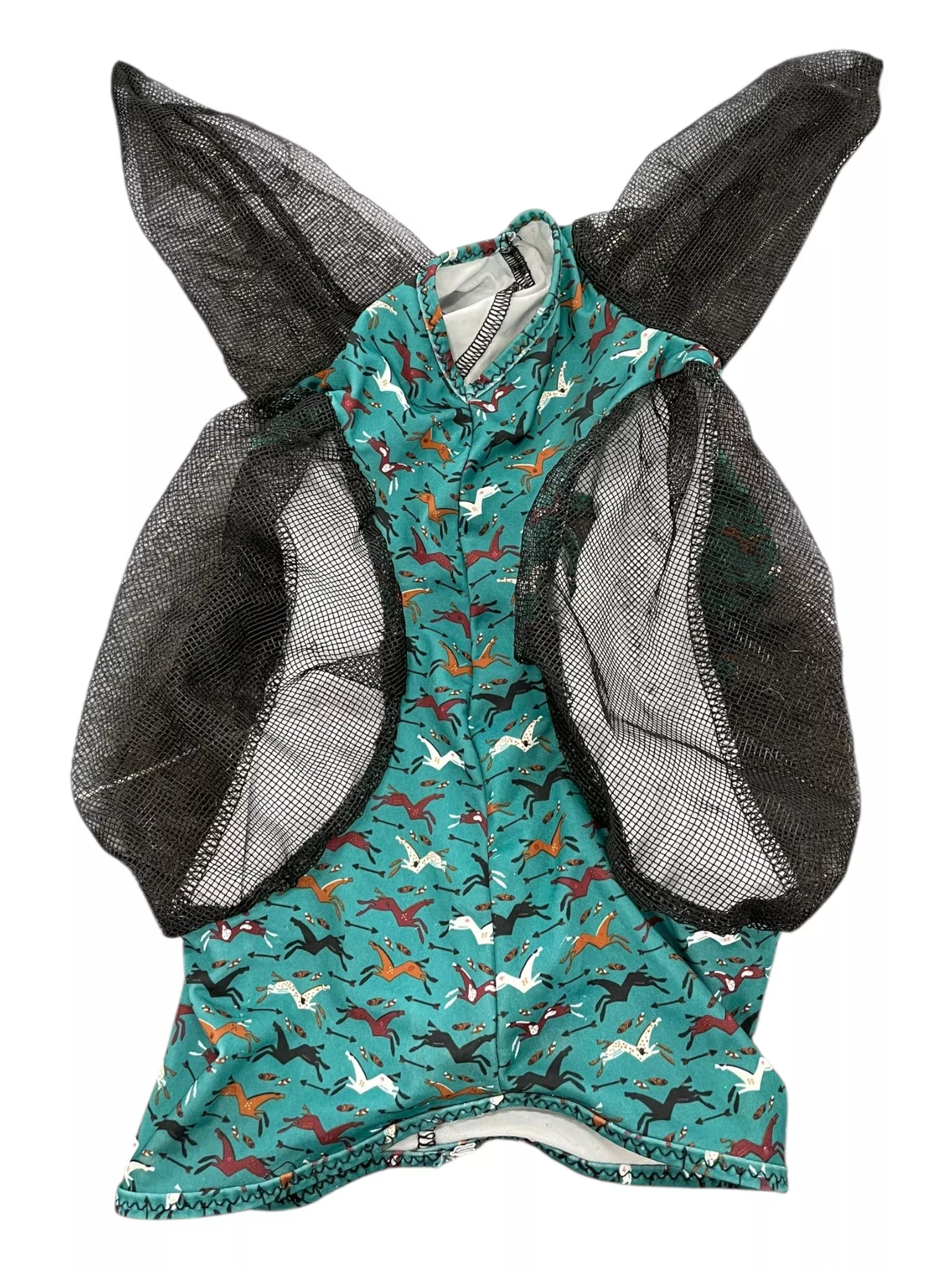 Fly Mask - Turquoise - Horse Size - USED