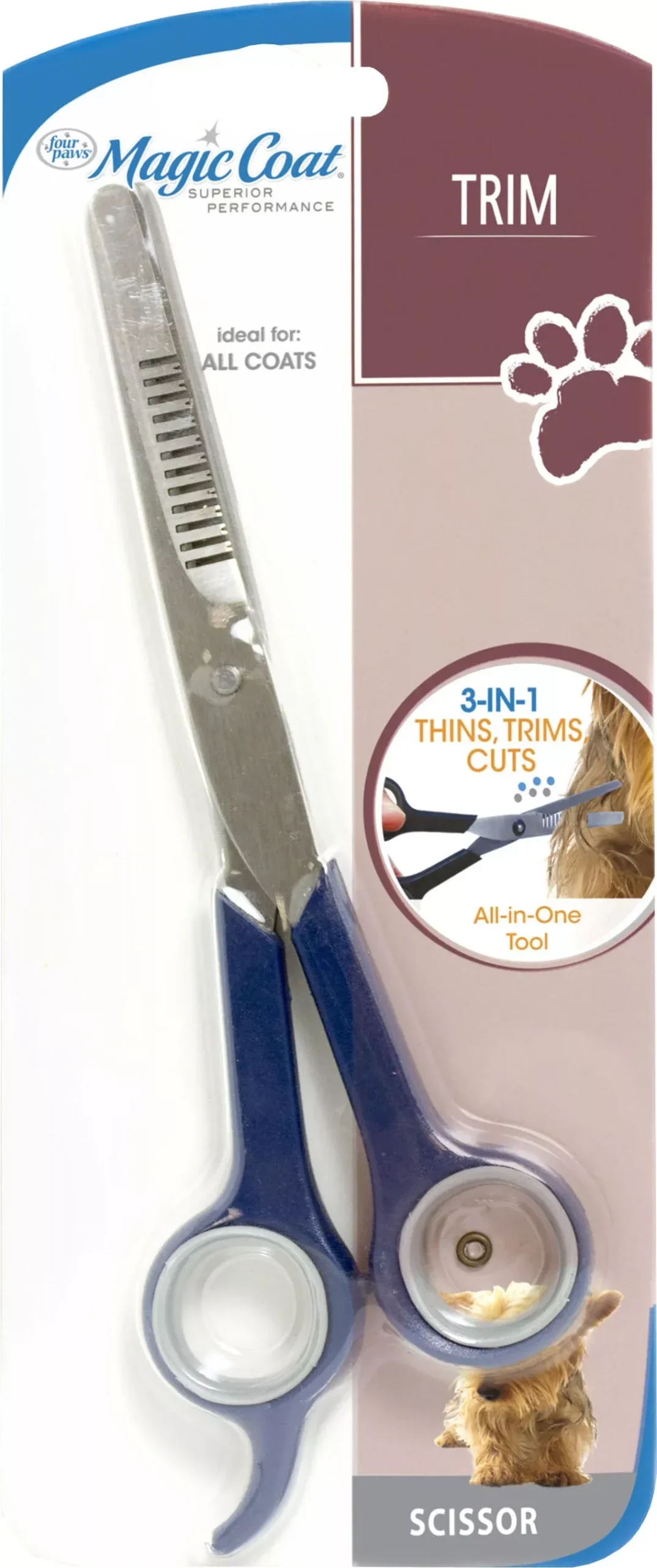 Four Paws Magic Coat 3-in-1 Trim Scissors