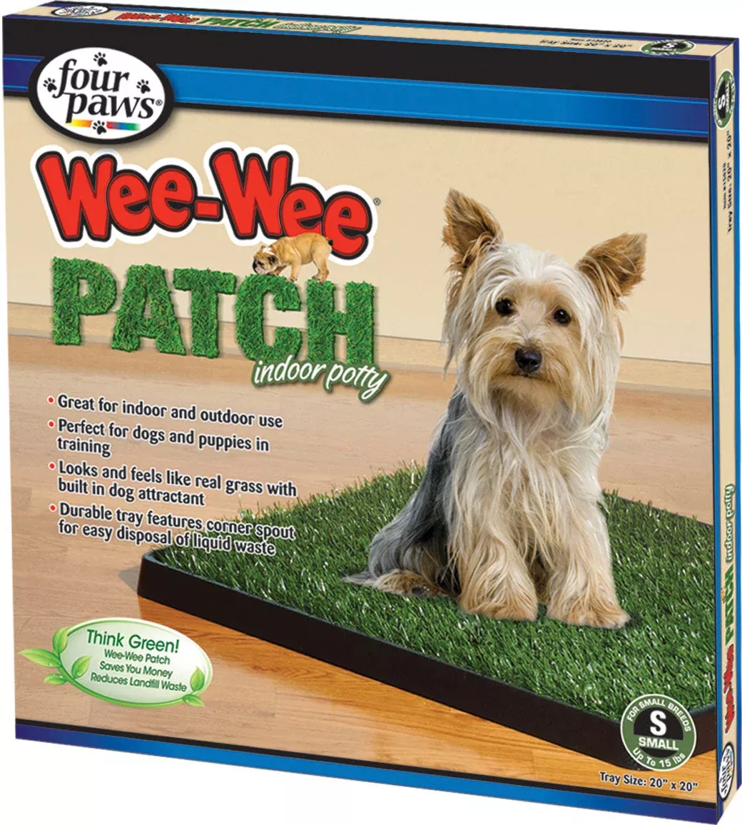 Four Paws Wee-Wee Patch Indoor Potty, Small, 20 x 20 in