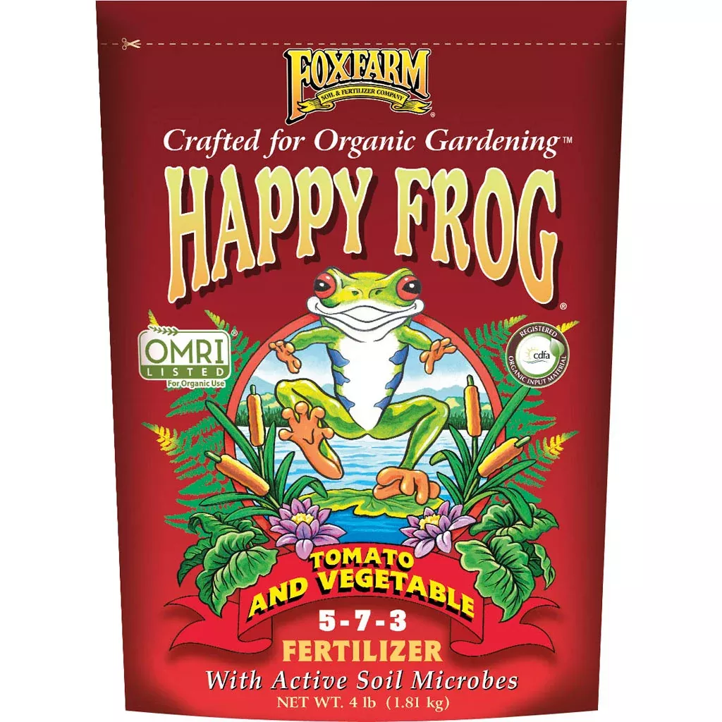 FoxFarm Happy Frog Tomato and Vegetable Fertilizer, 4 lb