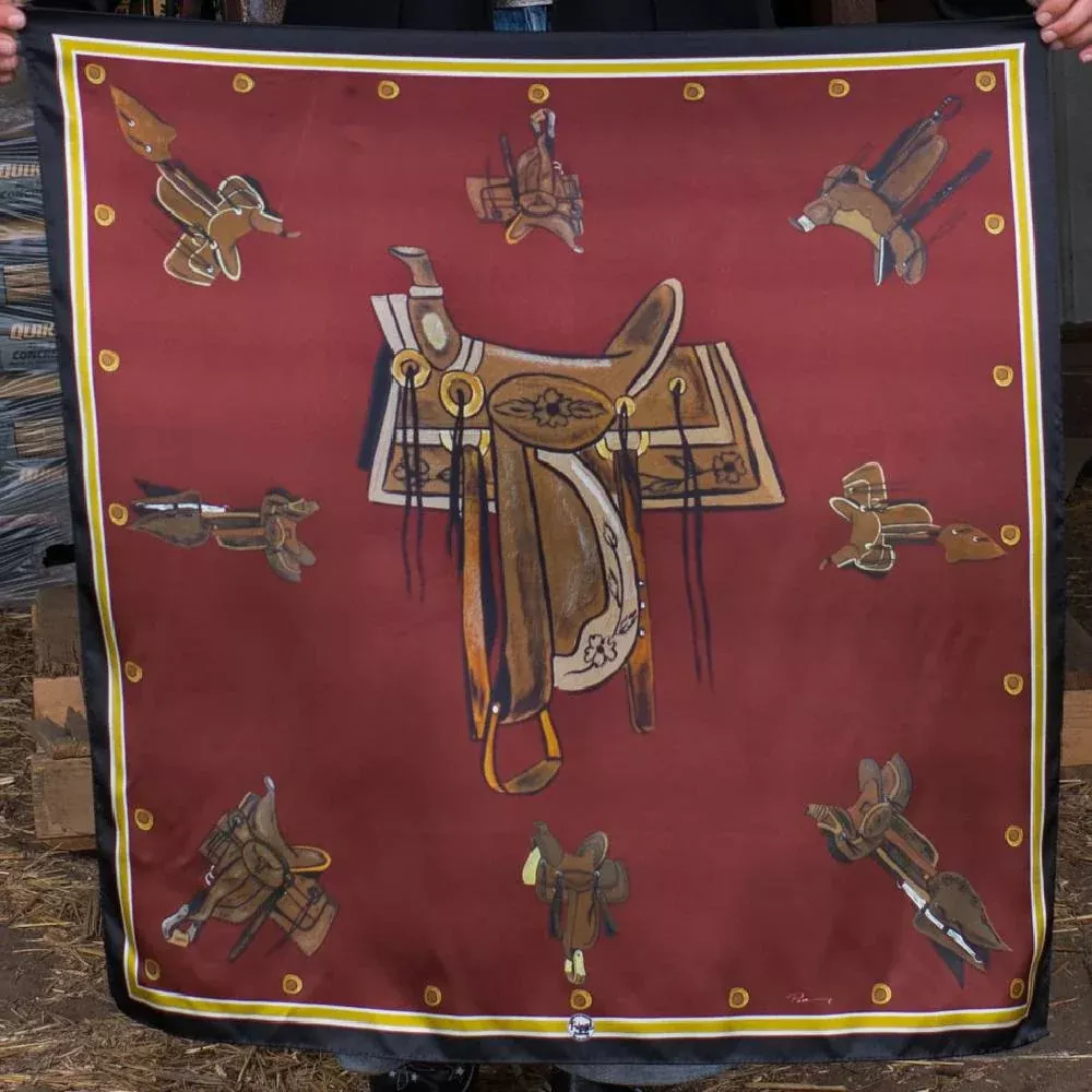 Fringe Scarves "Take A Seat" Short Wild Rag